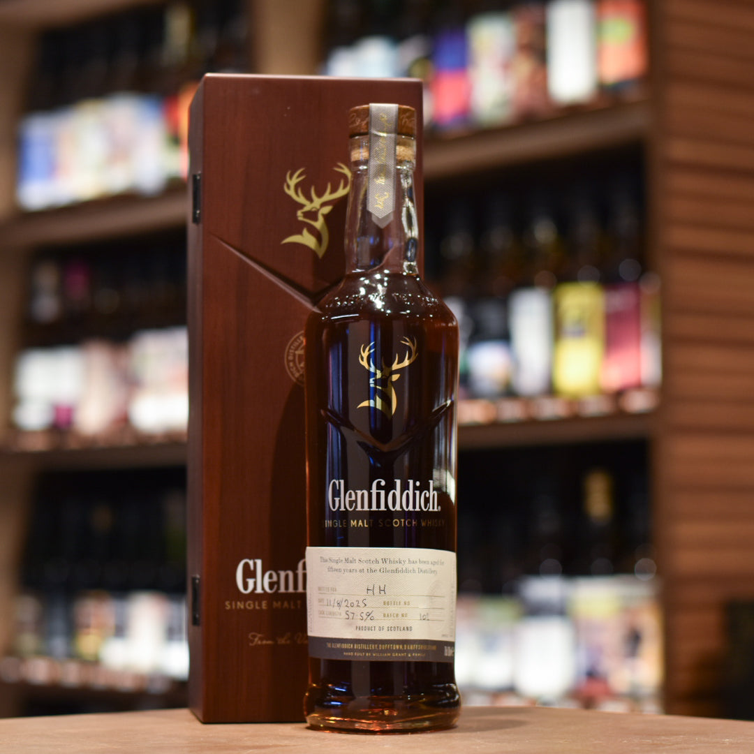 Glenfiddich 15 Year Old Handfilled Cask Strength Distillery Exclusive Batch 102