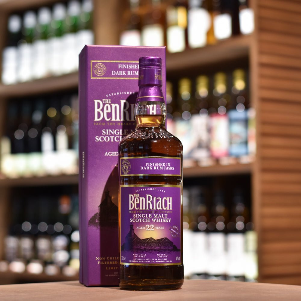 Benriach 22 Year Old Dark Rum Casks Finish - The Rare Malt