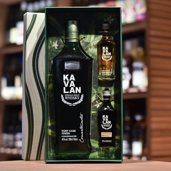 Kavalan Port Cask Finish Concertmaster - 2 Miniatures Gift Set