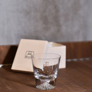 田島硝子 Rock Glass 木盒裝 - 江戸硝子 富士山杯 S - The Rare Malt
