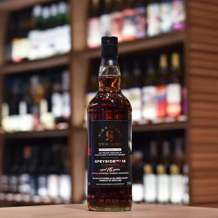 Signatory - Speyside (GL) 16 Year Old 100 Proof - The Rare Malt