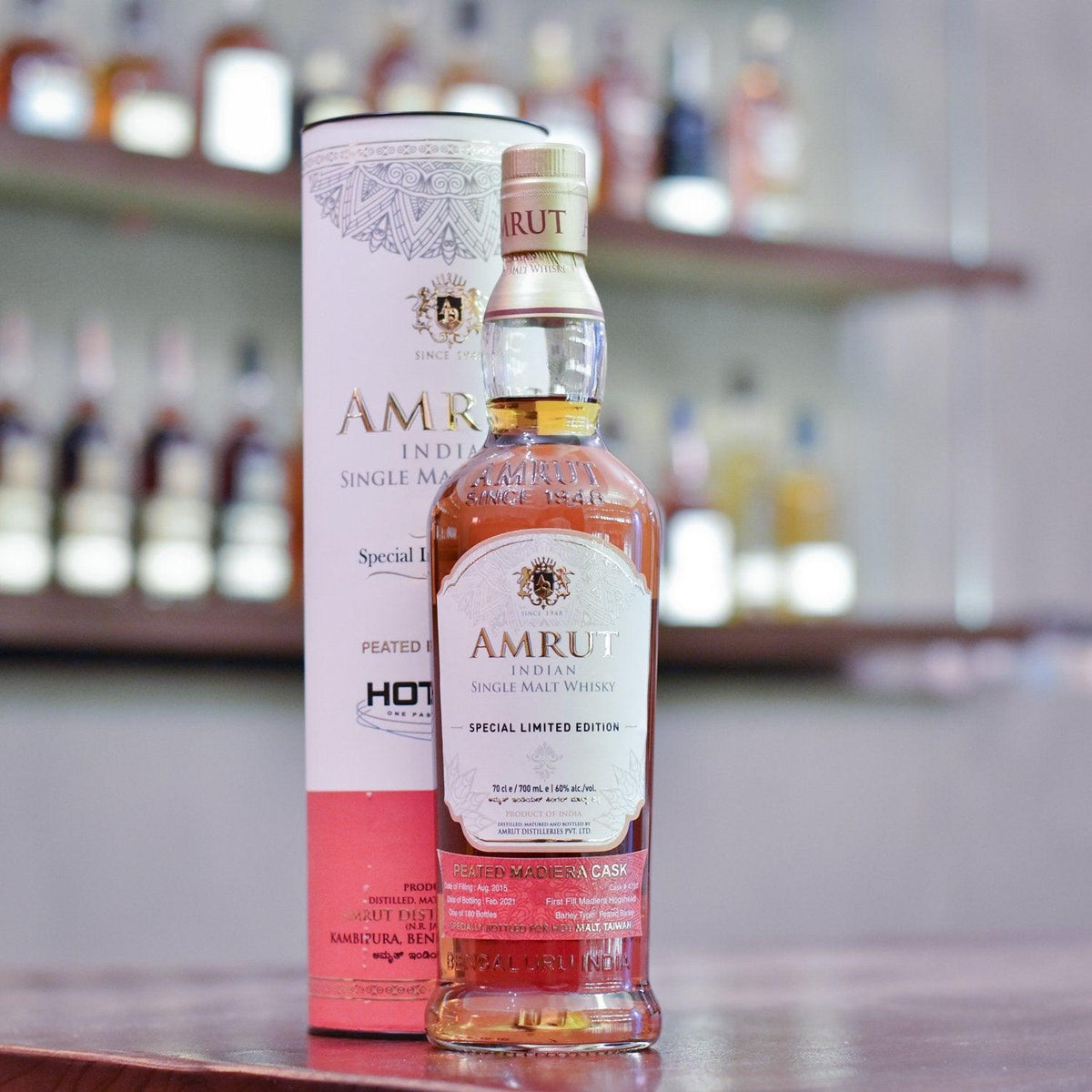Amrut 5 Year Old Peated Madeira Cask Taiwan Exclusive Cask 4710 - The Rare Malt