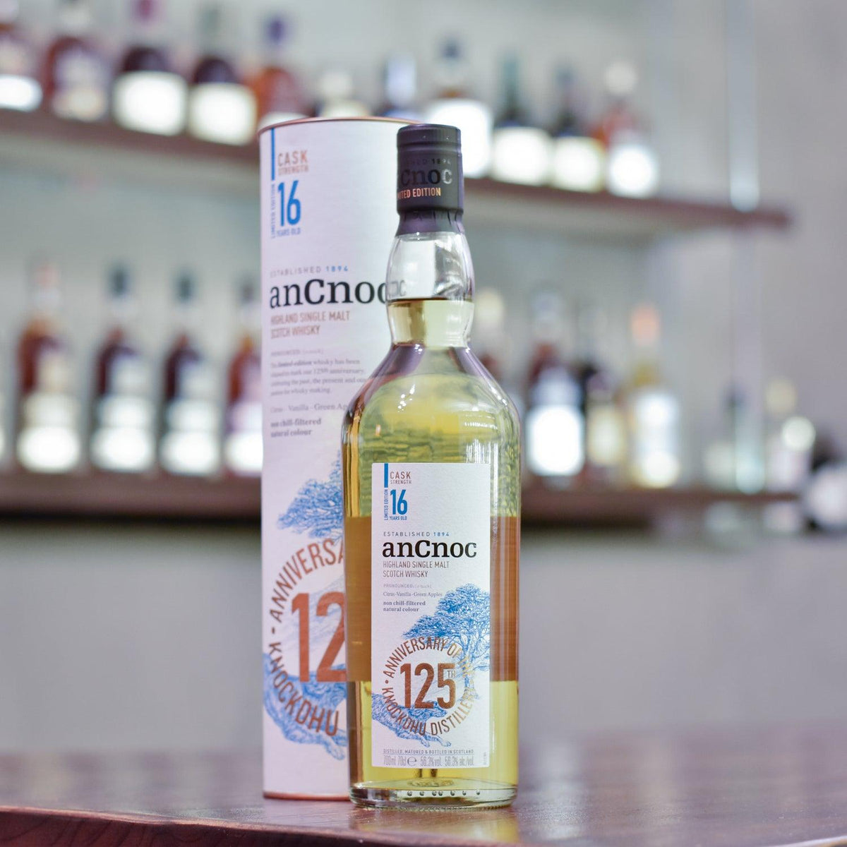 AnCnoc 16 Year Old Cask Strength 125th Anniversary - The Rare Malt