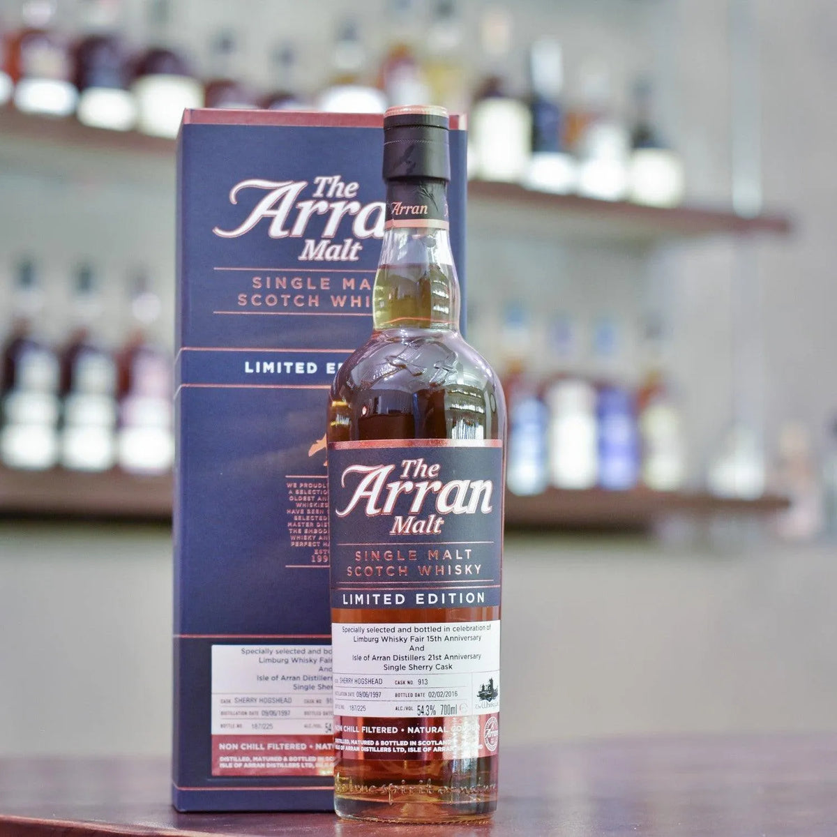 Arran 18 Year Old 1997 for Limburg Whisky Fair 15th Anniversary Cask 913 - The Rare Malt