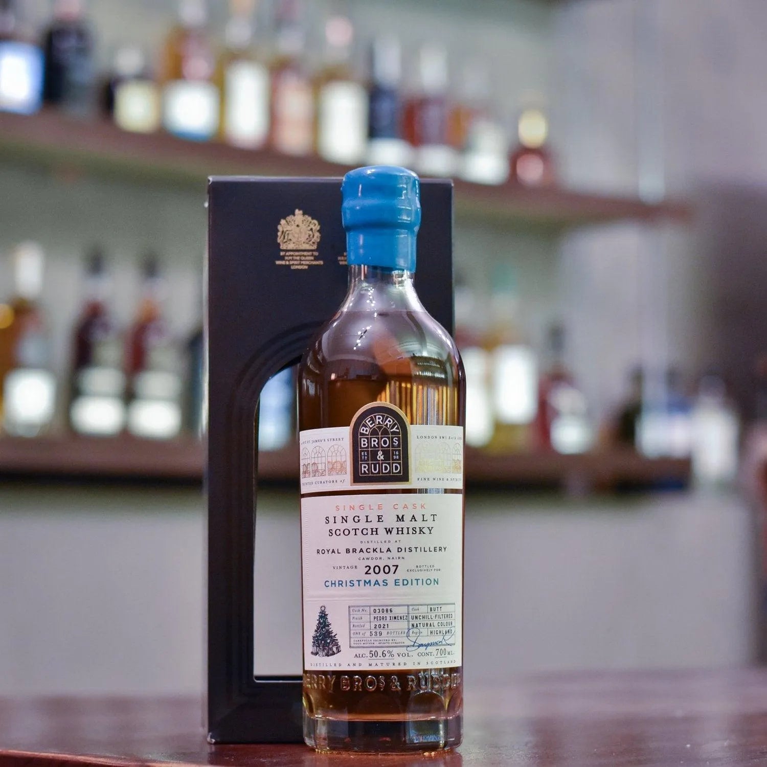 Berry Bros. & Rudd - Royal Brackla 14 Year Old 2007 Christmas Edition Cask 03086 - The Rare Malt