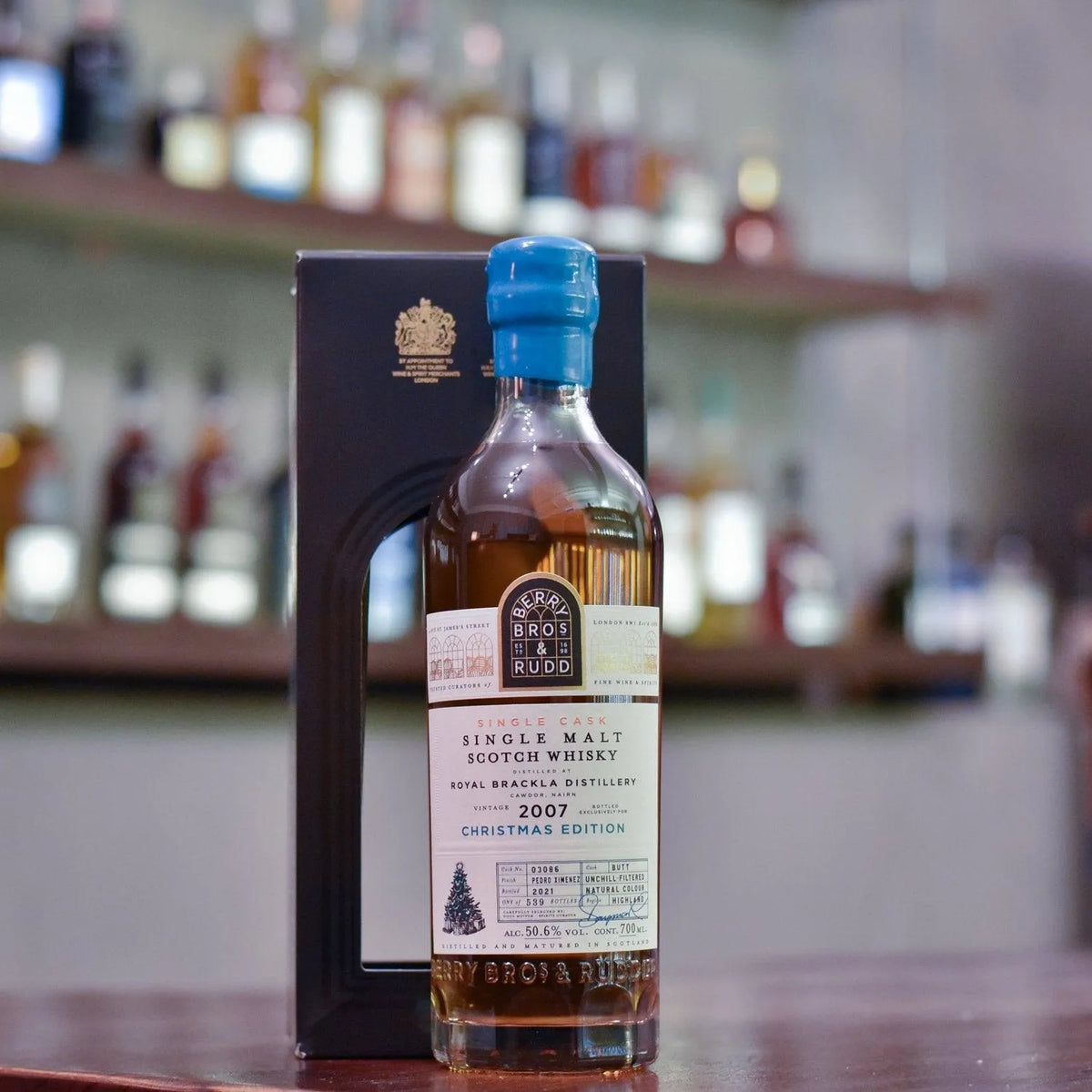 Berry Bros. & Rudd - Royal Brackla 14 Year Old 2007 Christmas Edition Cask 03086 - The Rare Malt