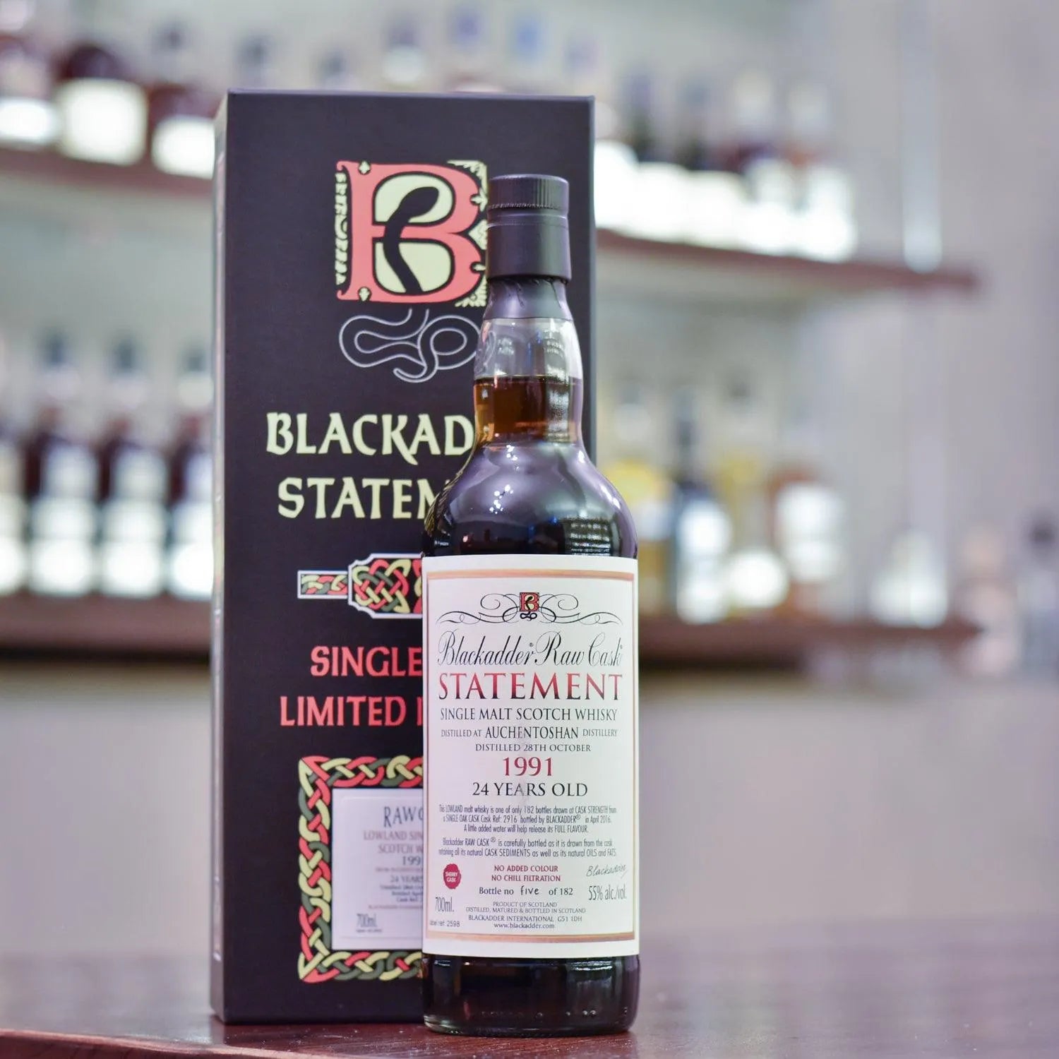 Blackadder - Auchentoshan 24 Year Old 1991 Statement Edition Cask 2916 - The Rare Malt