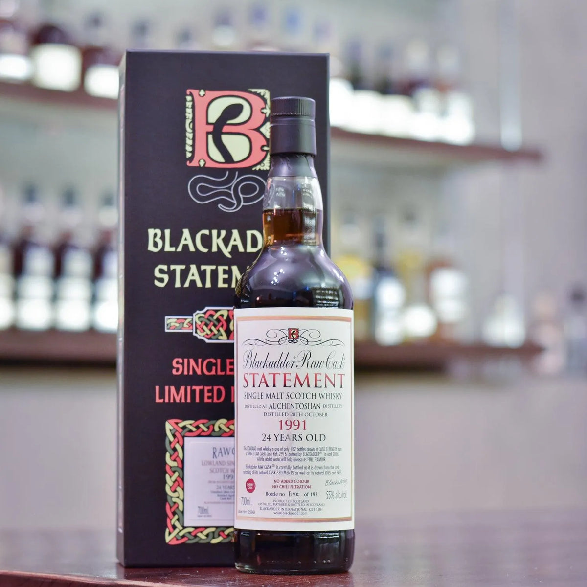 Blackadder - Auchentoshan 24 Year Old 1991 Statement Edition Cask 2916 - The Rare Malt