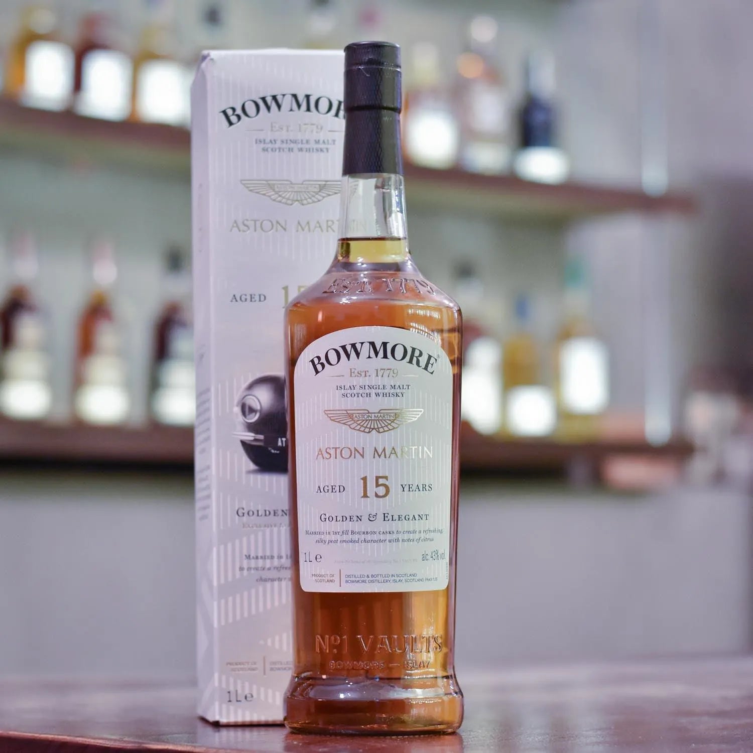 Bowmore 15 Year Old Golden & Elegant Aston Martin Edition - The Rare Malt