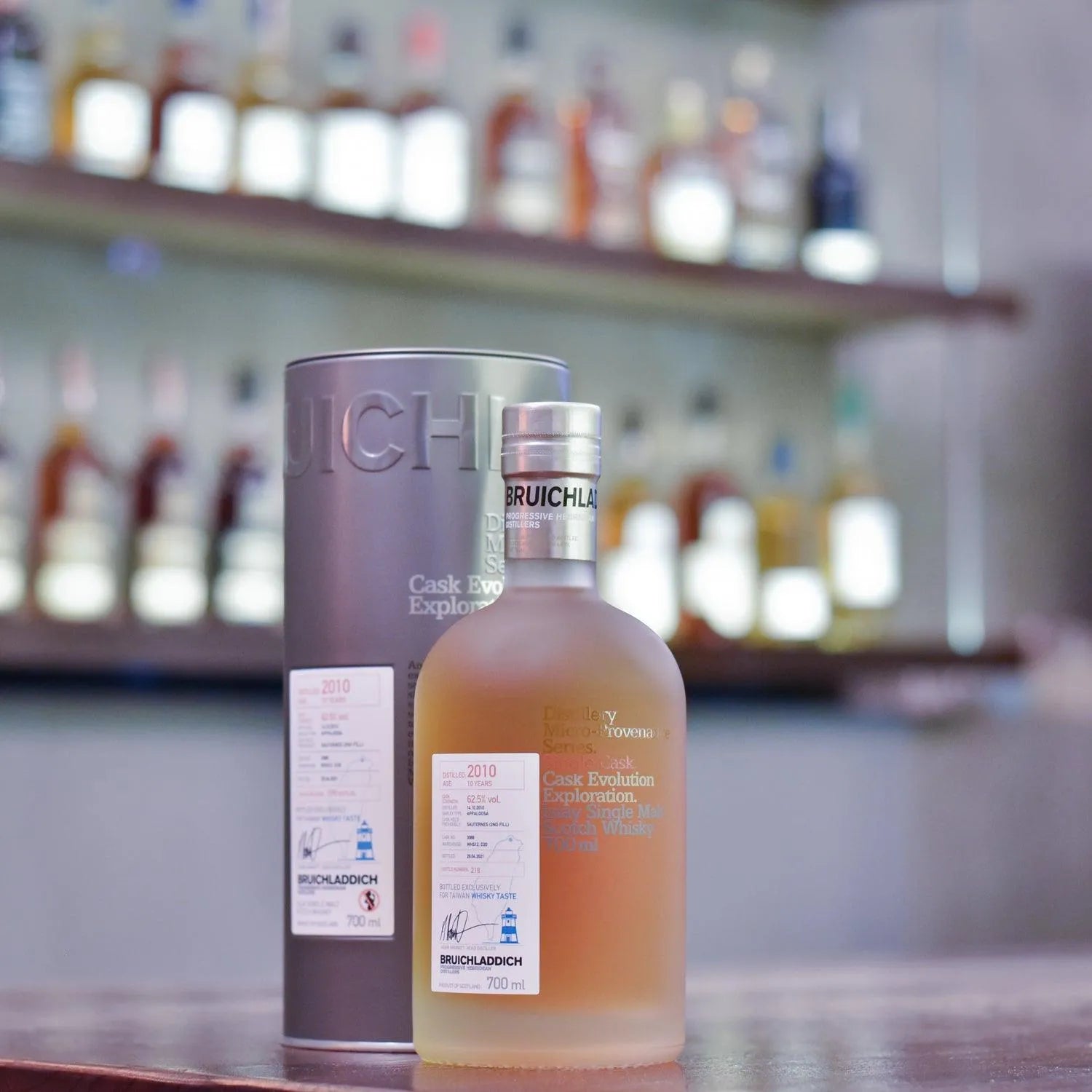 Bruichladdich 10 Year Old 2010 for Whisky Taste Cask 3088 - The Rare Malt