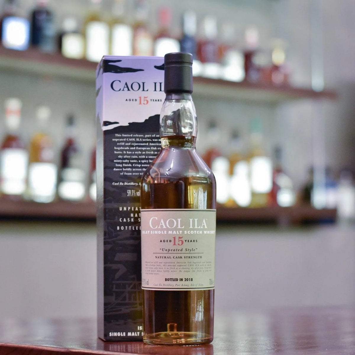Caol Ila 15 Year Old Unpeated 2018 - The Rare Malt