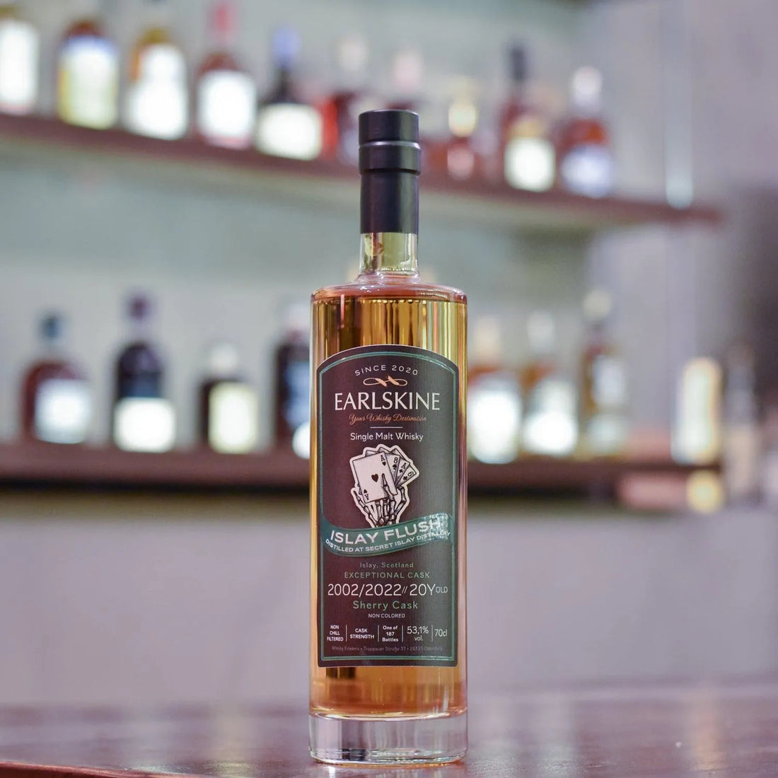 Earlskine - Secret Islay (Lagavulin) 20 Year Old 2002 Islay Flush Sherry Cask - The Rare Malt