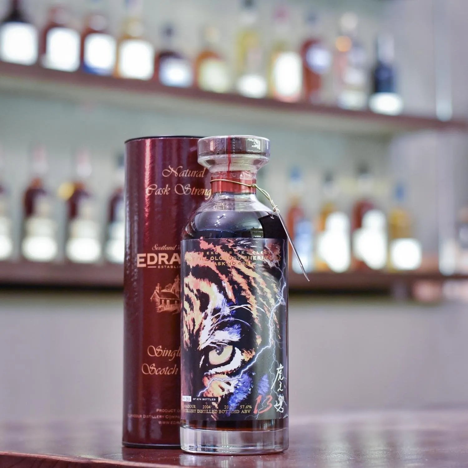 Edradour 12 Year Old 2004 Lightning Tigers Blue - The Rare Malt