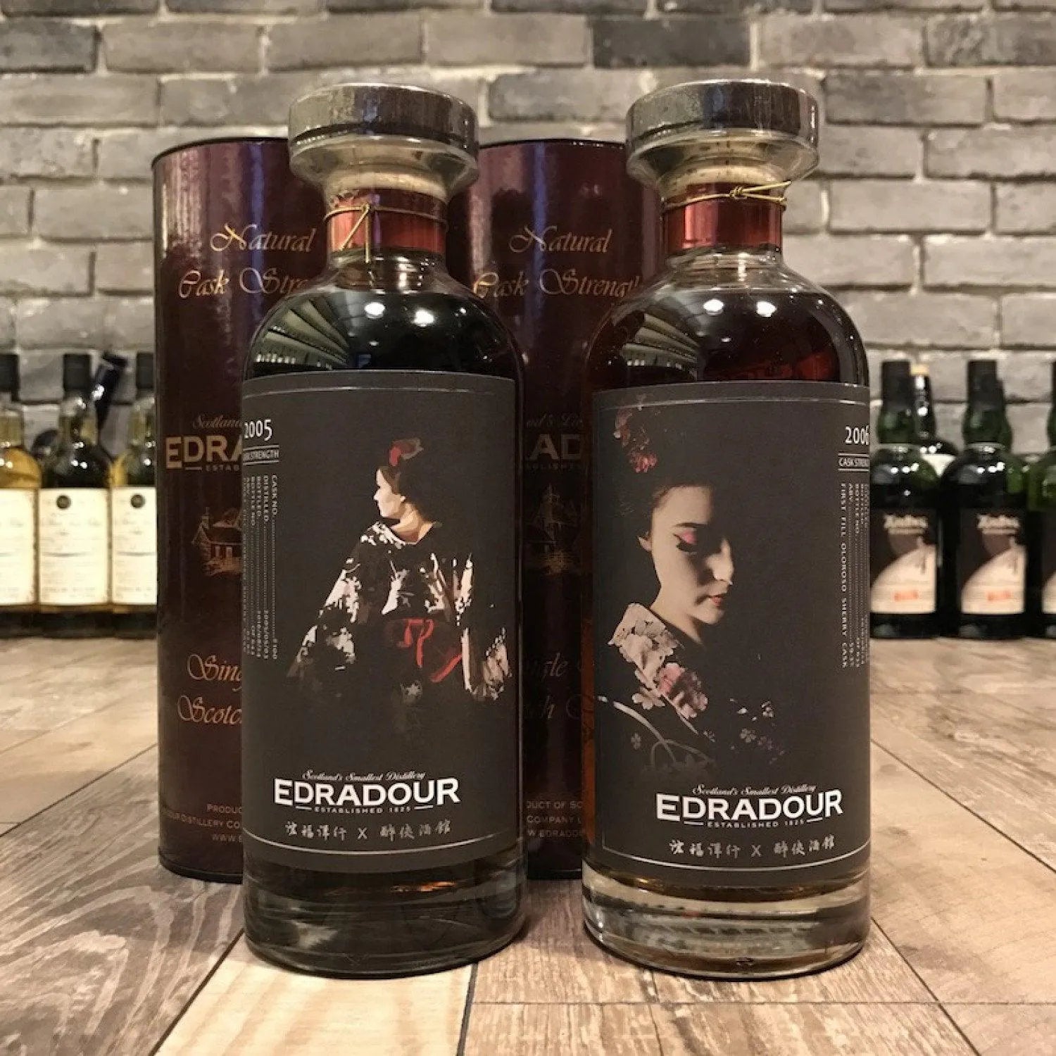 Edradour 2005&2006 11&12 Year Old Pair Cask 100 & 245 - The Rare Malt