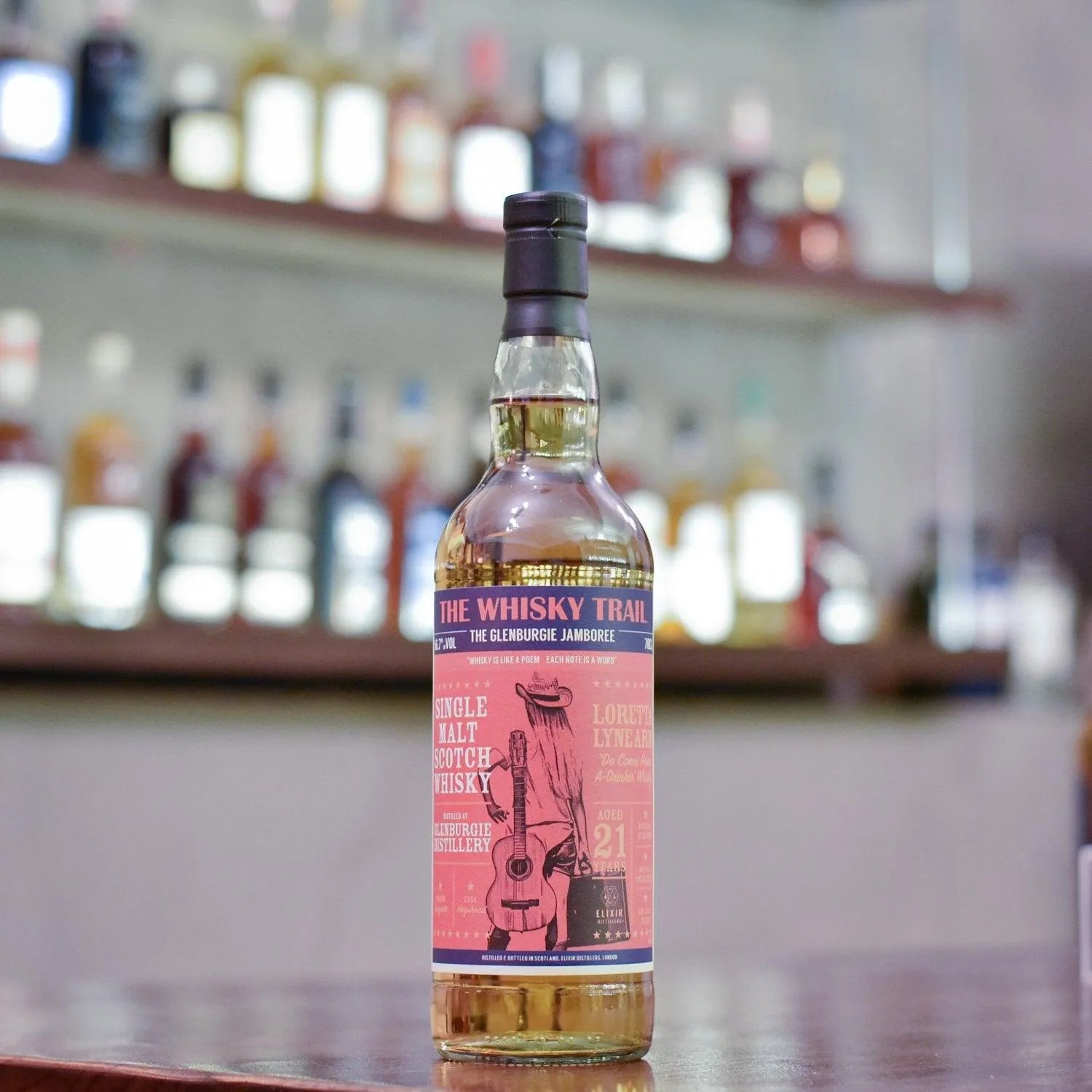 Elixir Distillers - Glenburgie 21 Year Old 1998 The Whisky Trail Cask 751398 - The Rare Malt