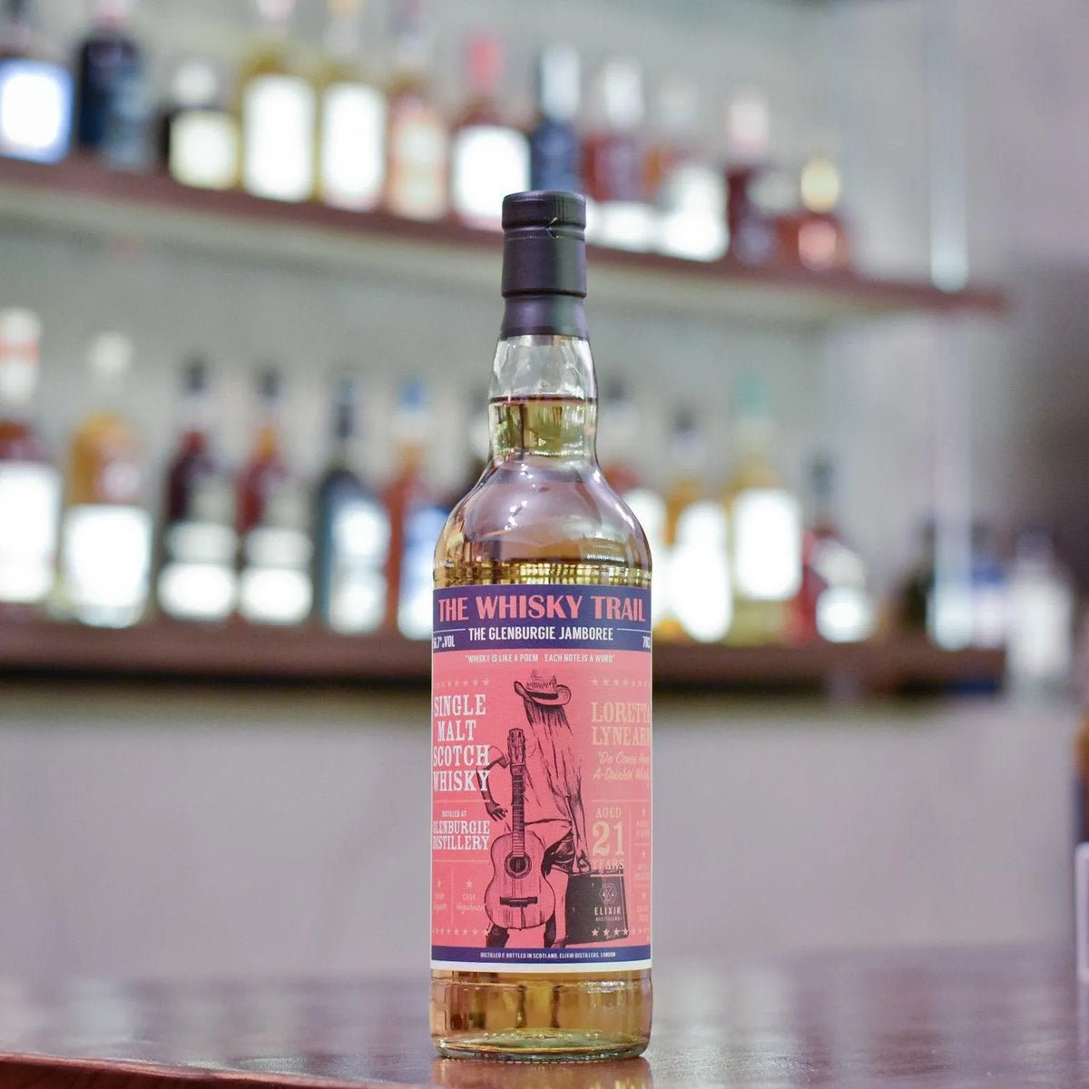 Elixir Distillers - Glenburgie 21 Year Old 1998 The Whisky Trail Cask 751398 - The Rare Malt