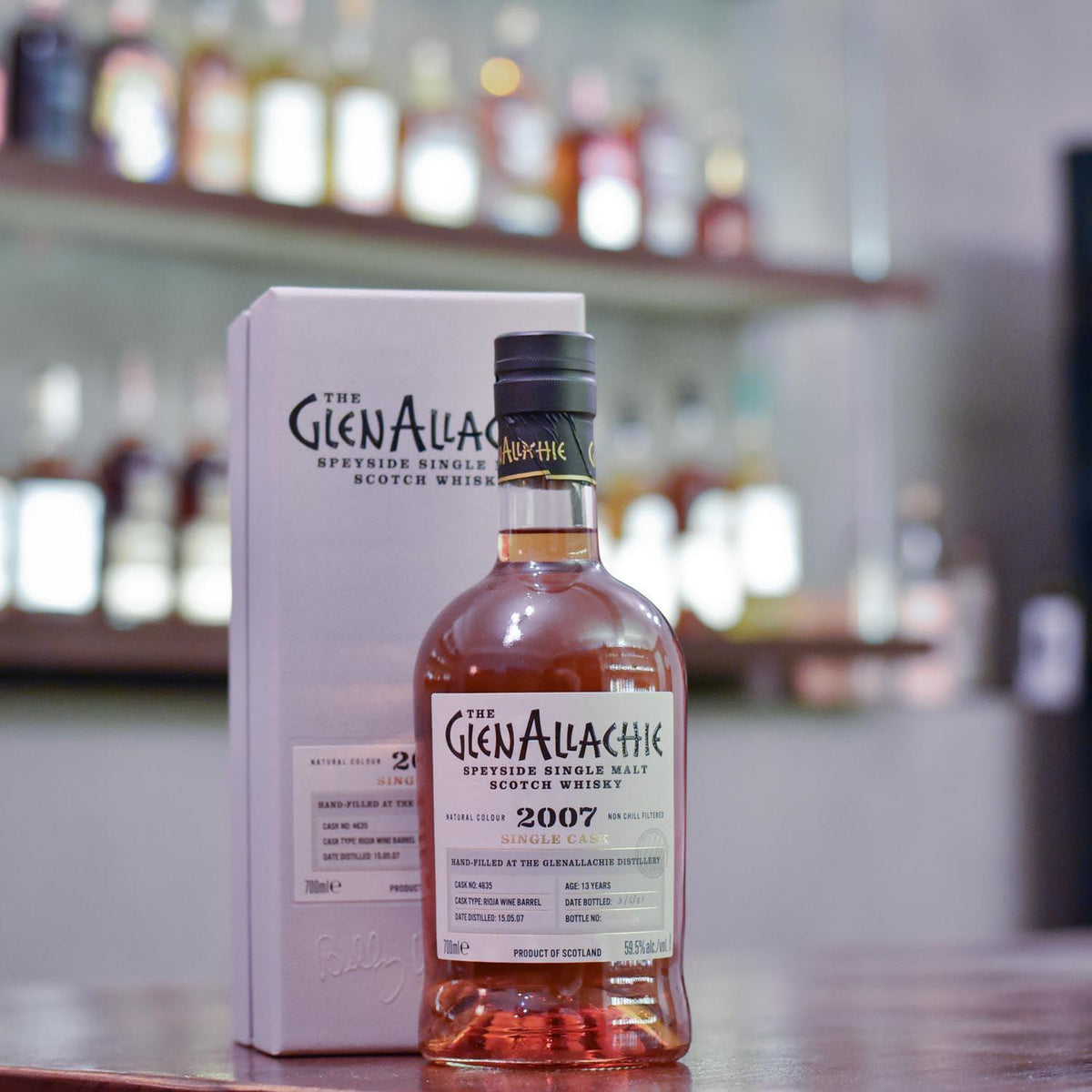Glenallachie 13 Year Old 2007 Distillery Exclusive Cask 4635 - The Rare Malt