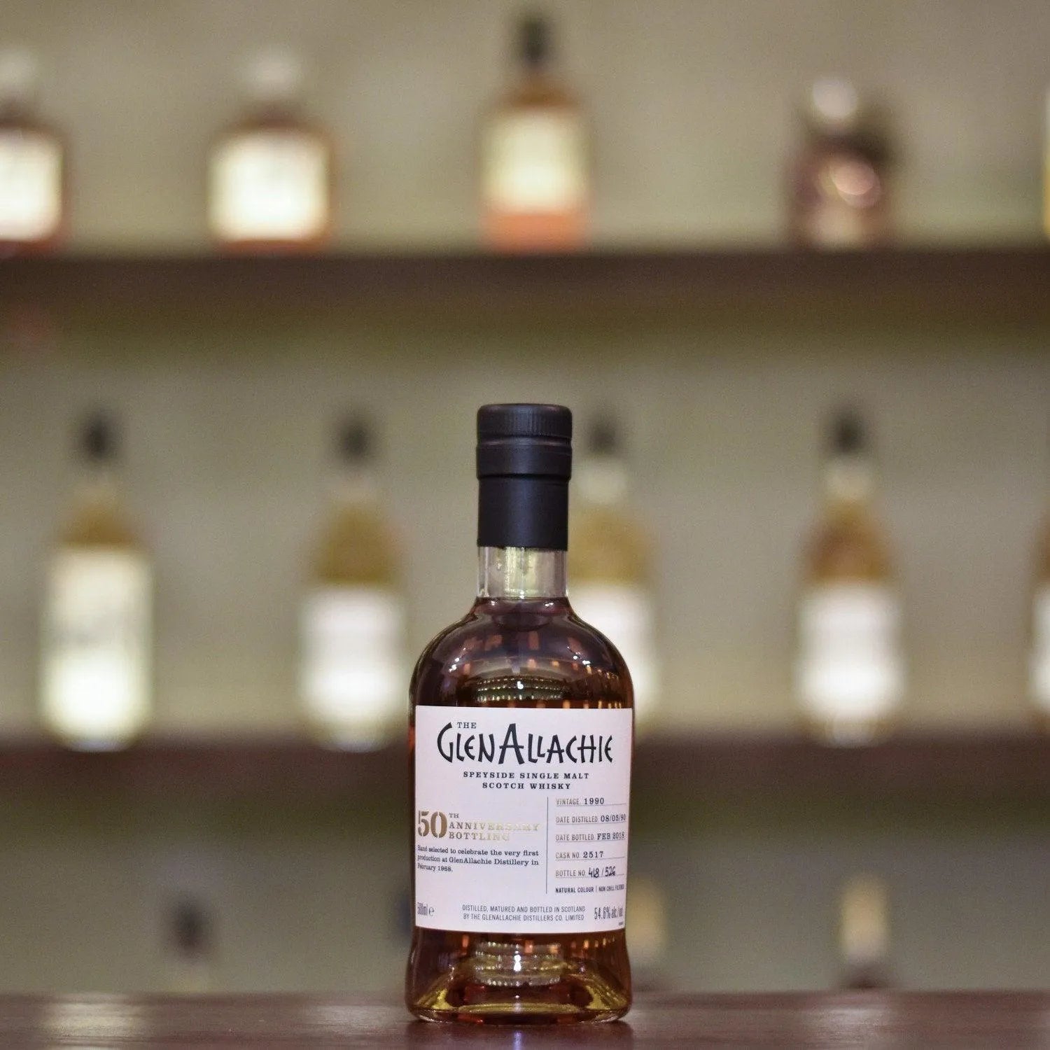 Glenallachie 27 Year Old 1990 50th Anniversary Bottling Cask 2517 - The Rare Malt