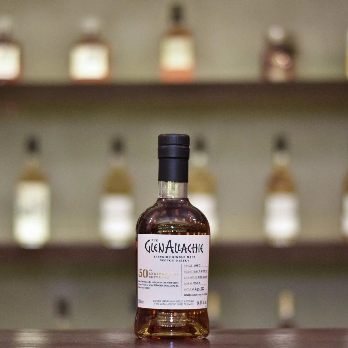 Glenallachie 27 Year Old 1990 50th Anniversary Bottling Cask 2517 - The Rare Malt