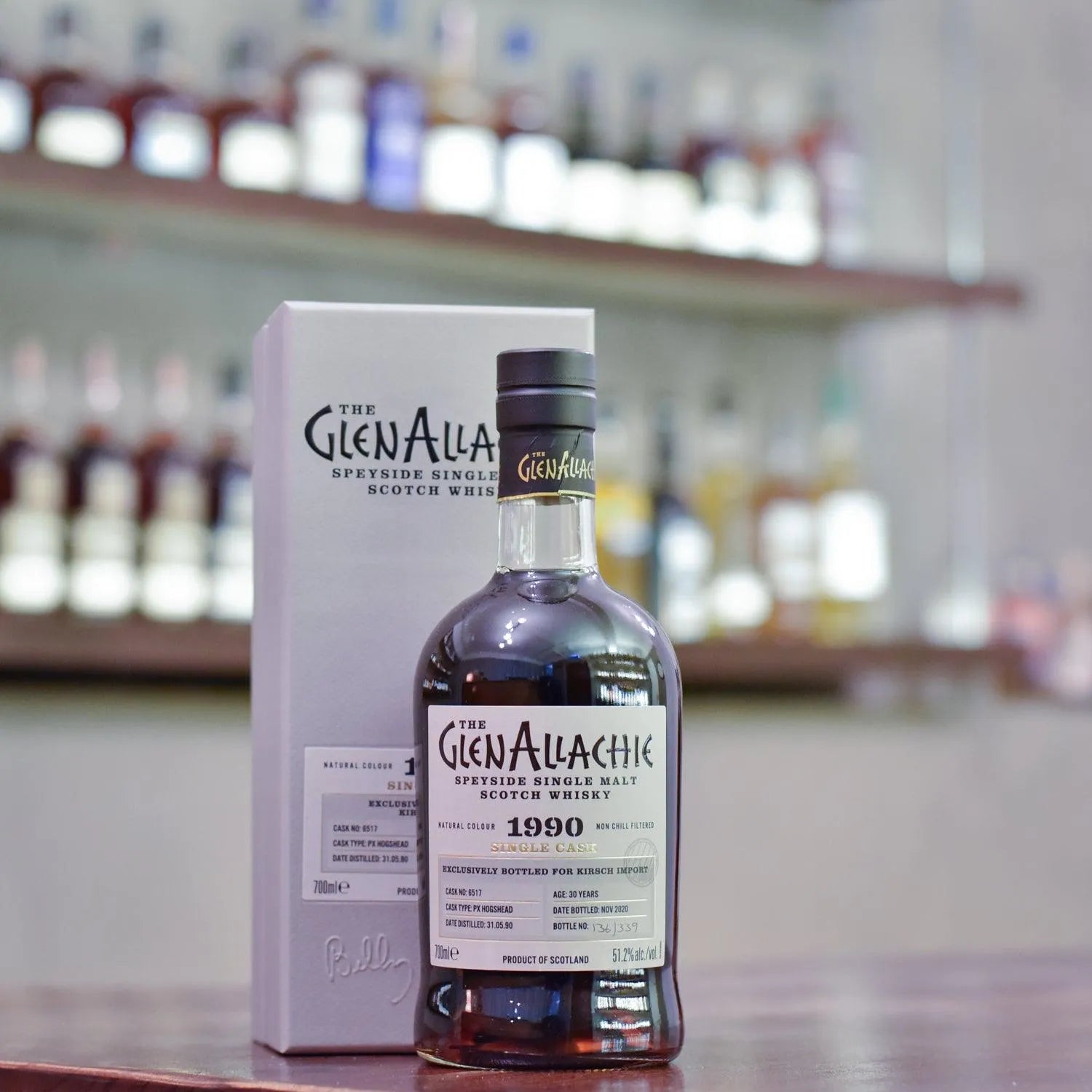 Glenallachie 30 Year Old 1990 for Kirsch Import Cask 6517 - The Rare Malt