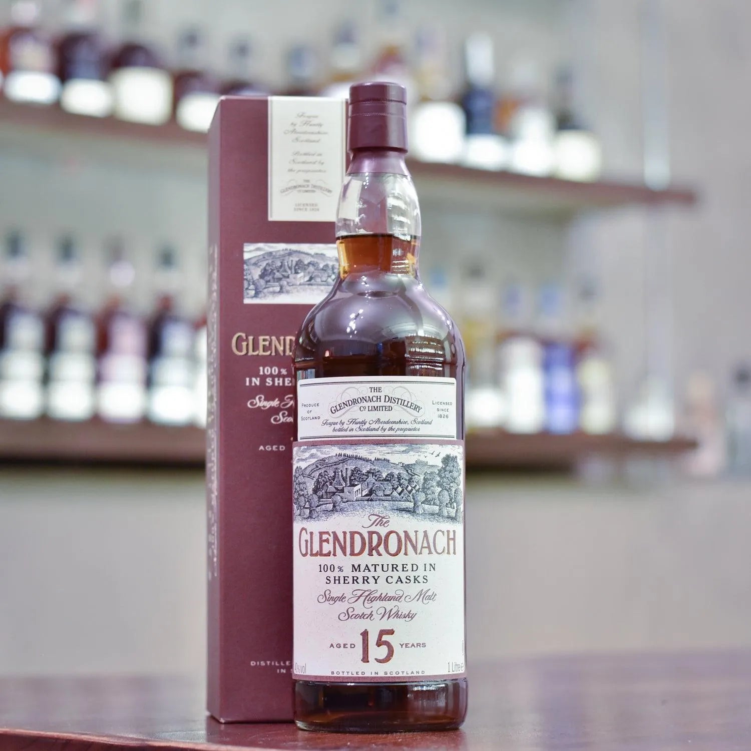 Glendronach 15 Year Old - 1990s Bottling 1L - The Rare Malt