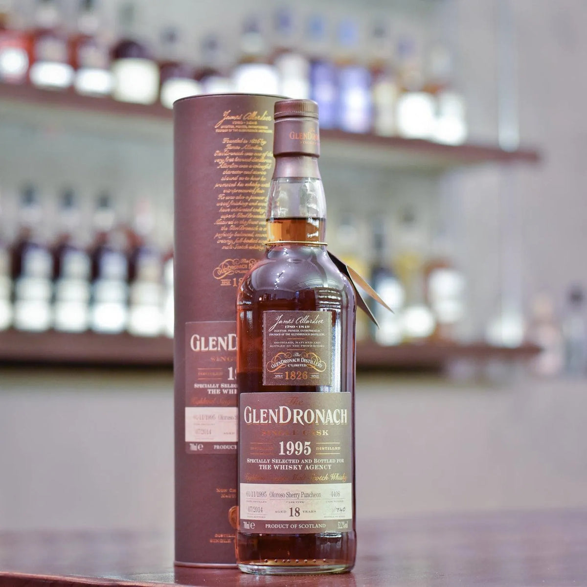 Glendronach 18 Year Old 1995 for The Whisky Agency Cask 4408 - The Rare Malt
