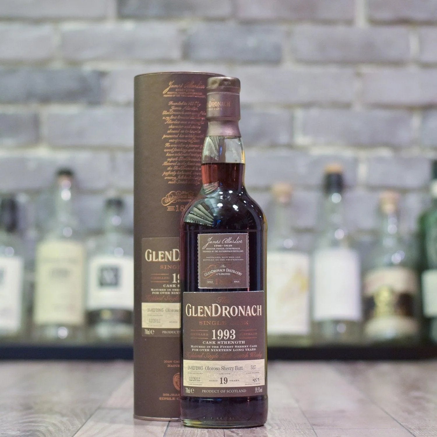 Glendronach 19 Year Old 1993 Cask 537 - The Rare Malt