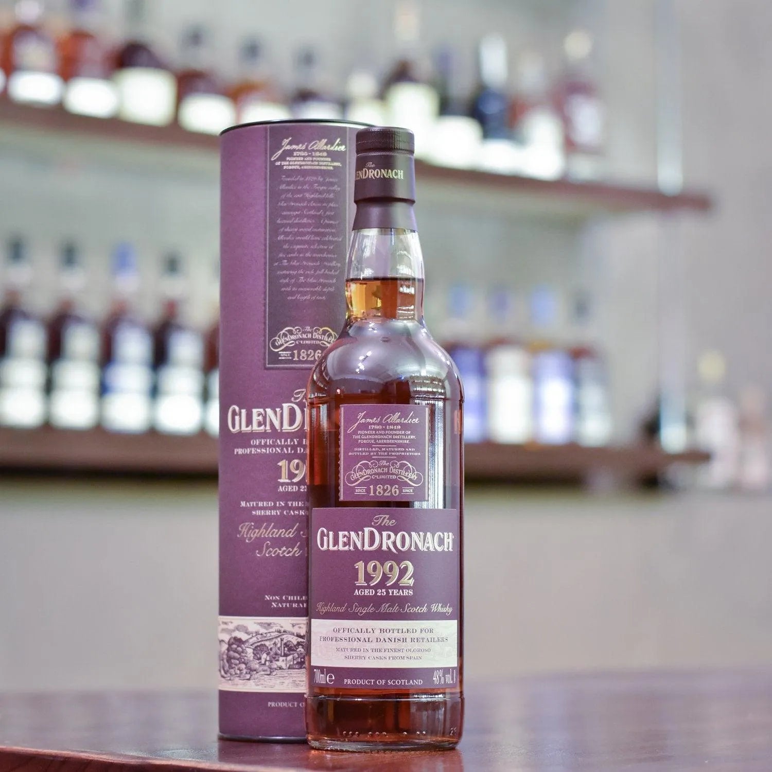 Glendronach 25 Year Old 1992 for Professional Danish Whisky Retailers - The Rare Malt