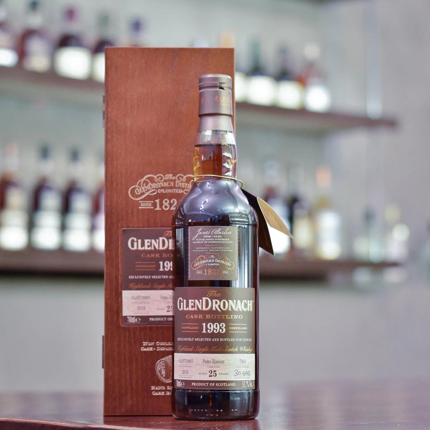 Glendronach 25 Year Old 1993 Taiwan Exclusive Cask 7069 - The Rare Malt