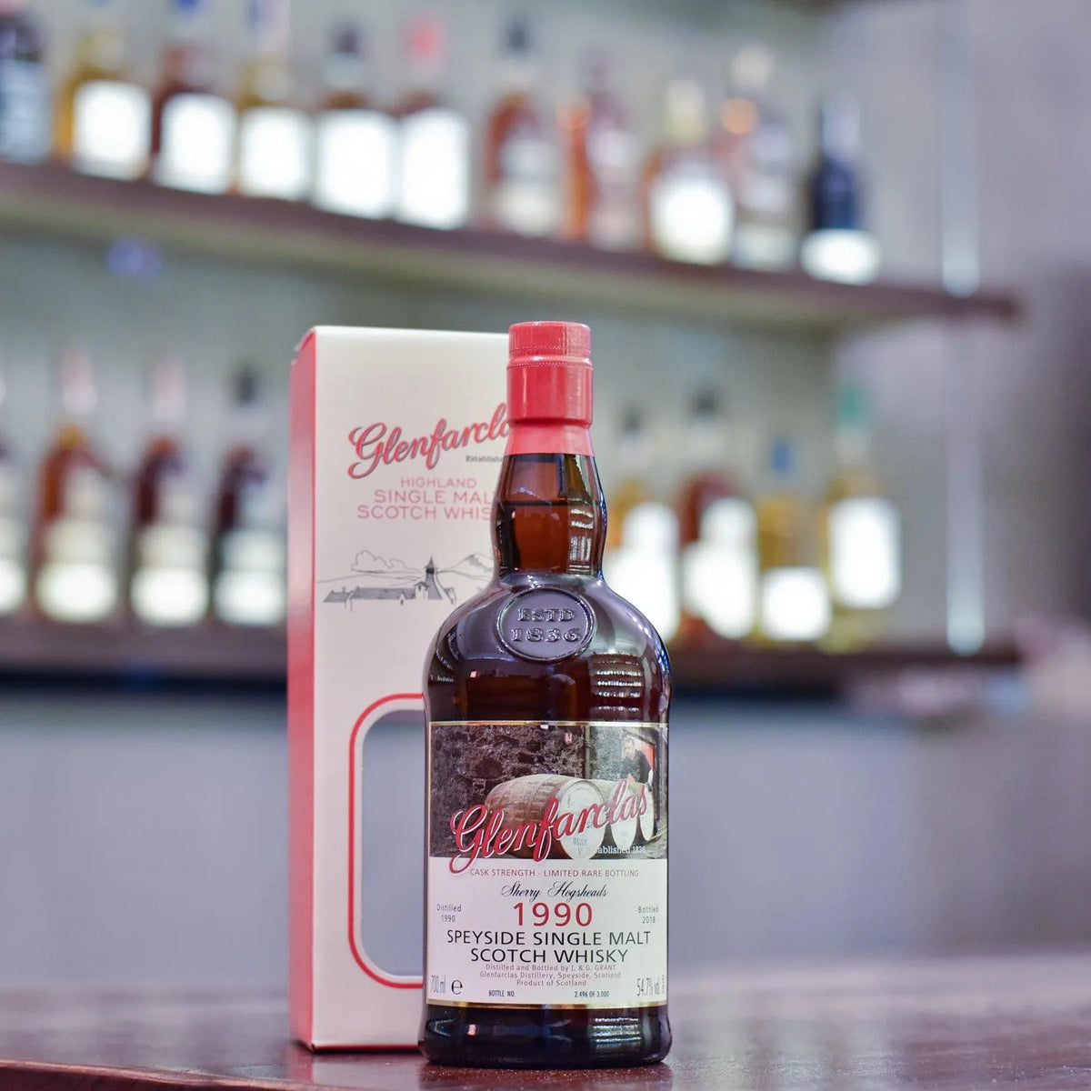 Glenfarclas 1990-2018 Cask Strength Limited Rare Bottling - The Rare Malt