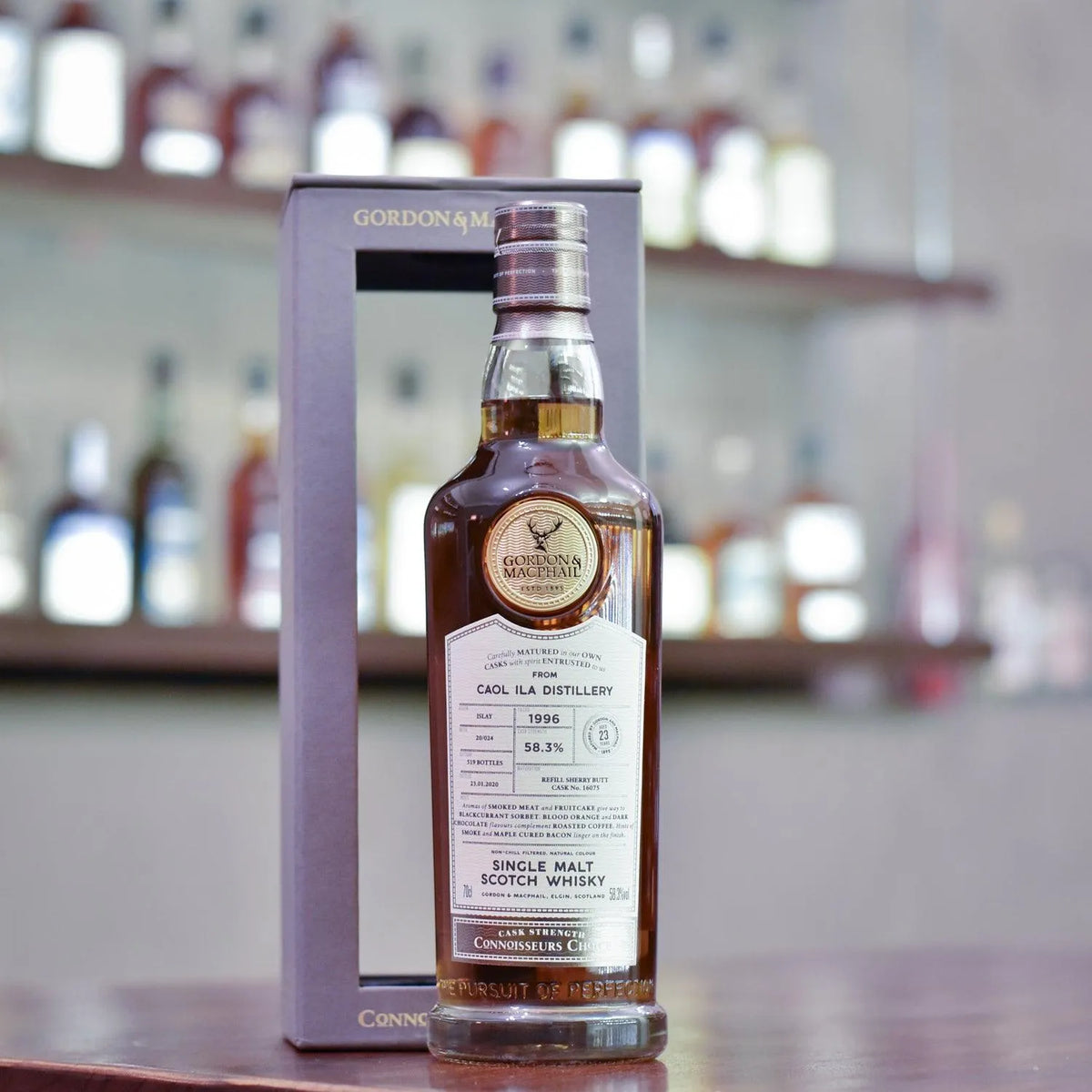 Gordon & MacPhail - Caol Ila 23 Year Old 1996 Connoisseurs Choice Cask 16075 - The Rare Malt