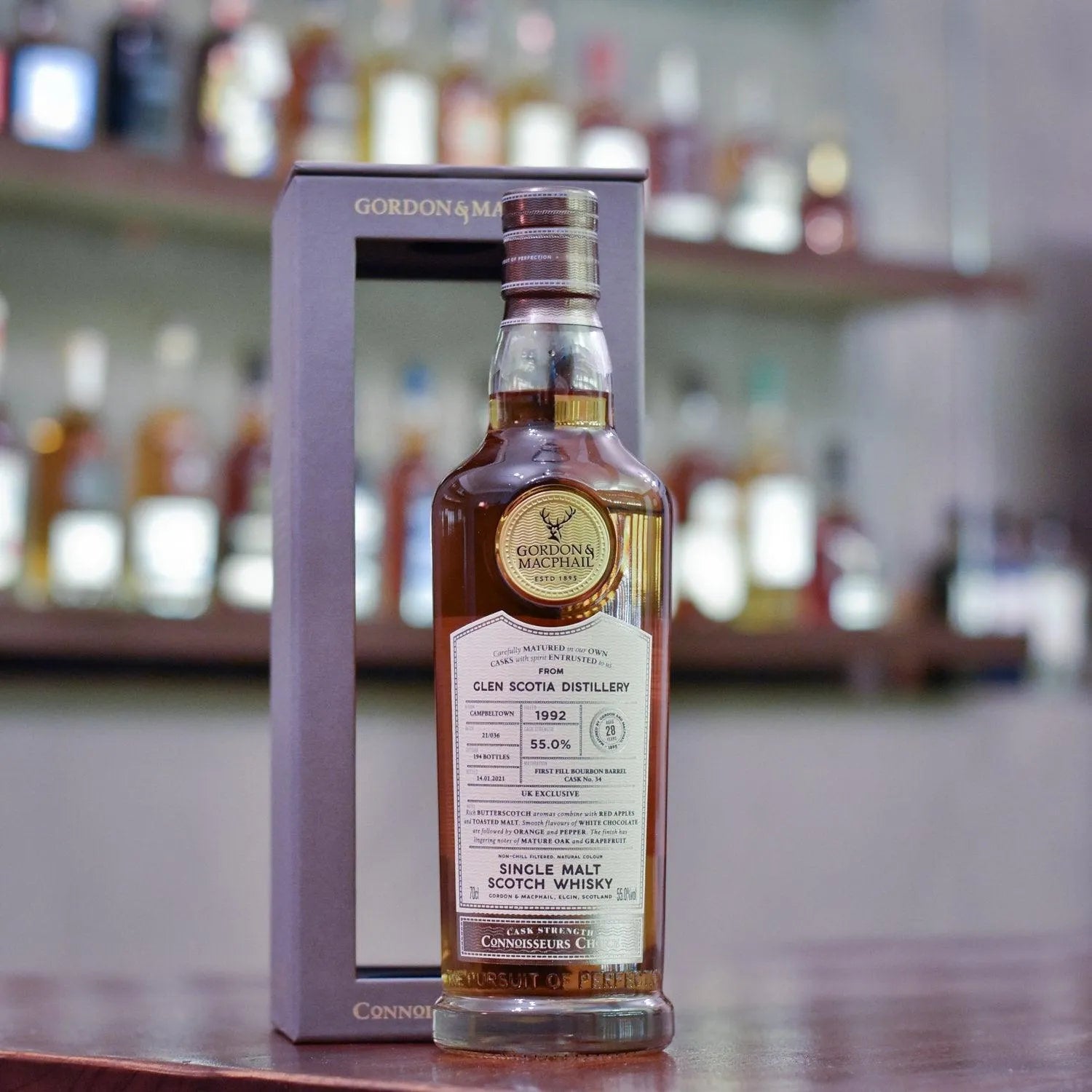 Gordon & MacPhail - Glen Scotia 28 Year Old 1992 Connoisseurs Choice Cask 34 - The Rare Malt