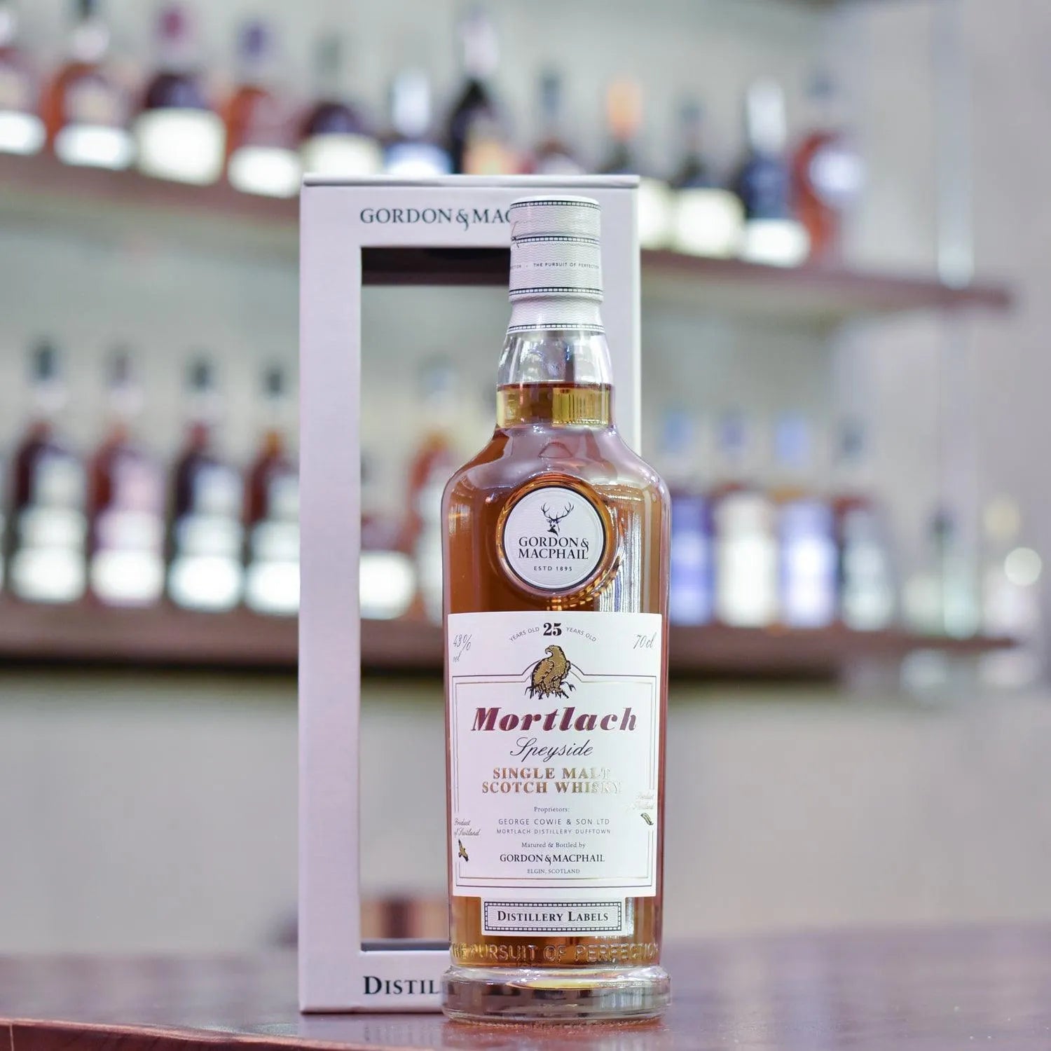 Gordon & MacPhail - Mortlach 25 Year Old Distillery Labels - The Rare Malt