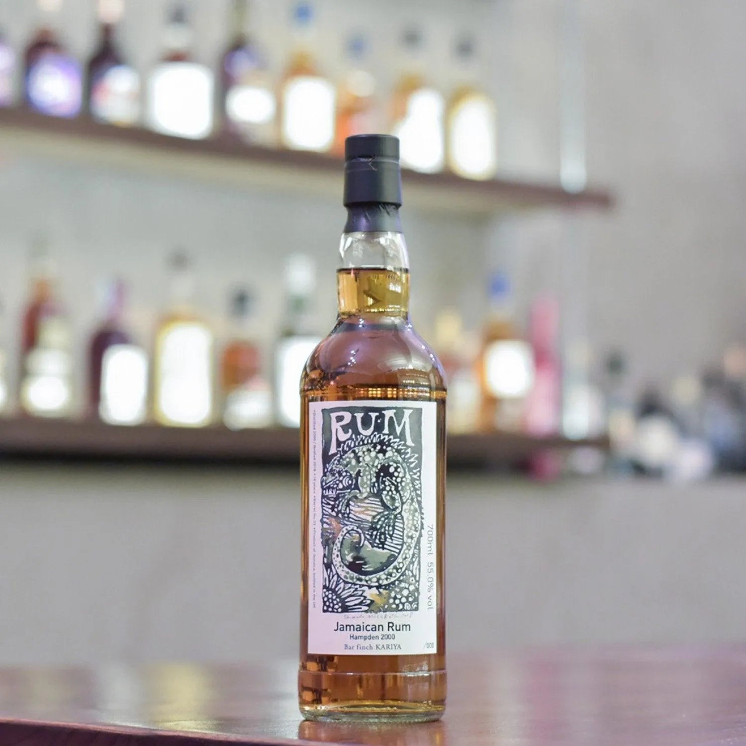Hampden 18 Year Old 2000 Jamaican Rum for Bar finch KARIYA - The Rare Malt