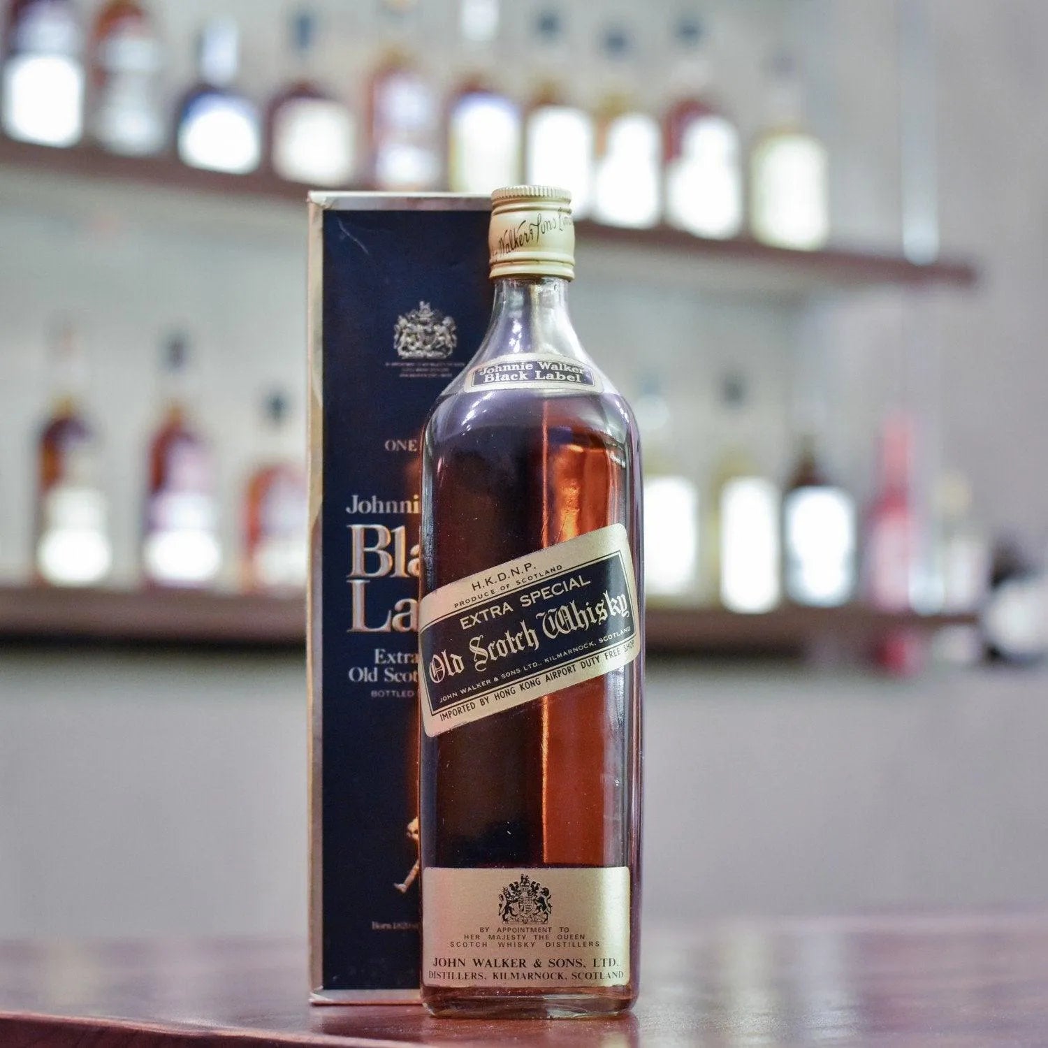 Johnnie Walker Black Label 1970s Bottling 1L - The Rare Malt