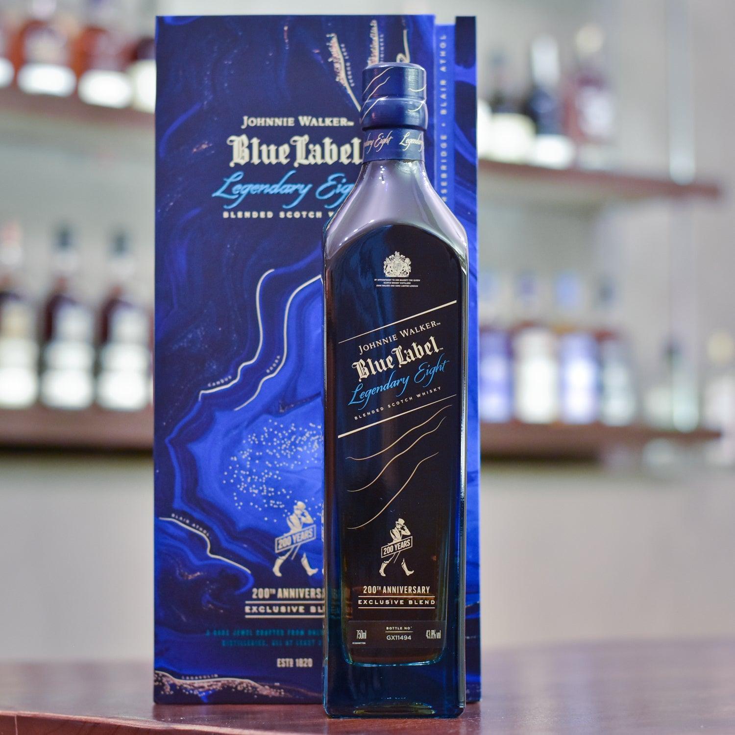 Johnnie Walker Blue Label Legendary Eight 200th Anniversary Exclusive Blend - The Rare Malt