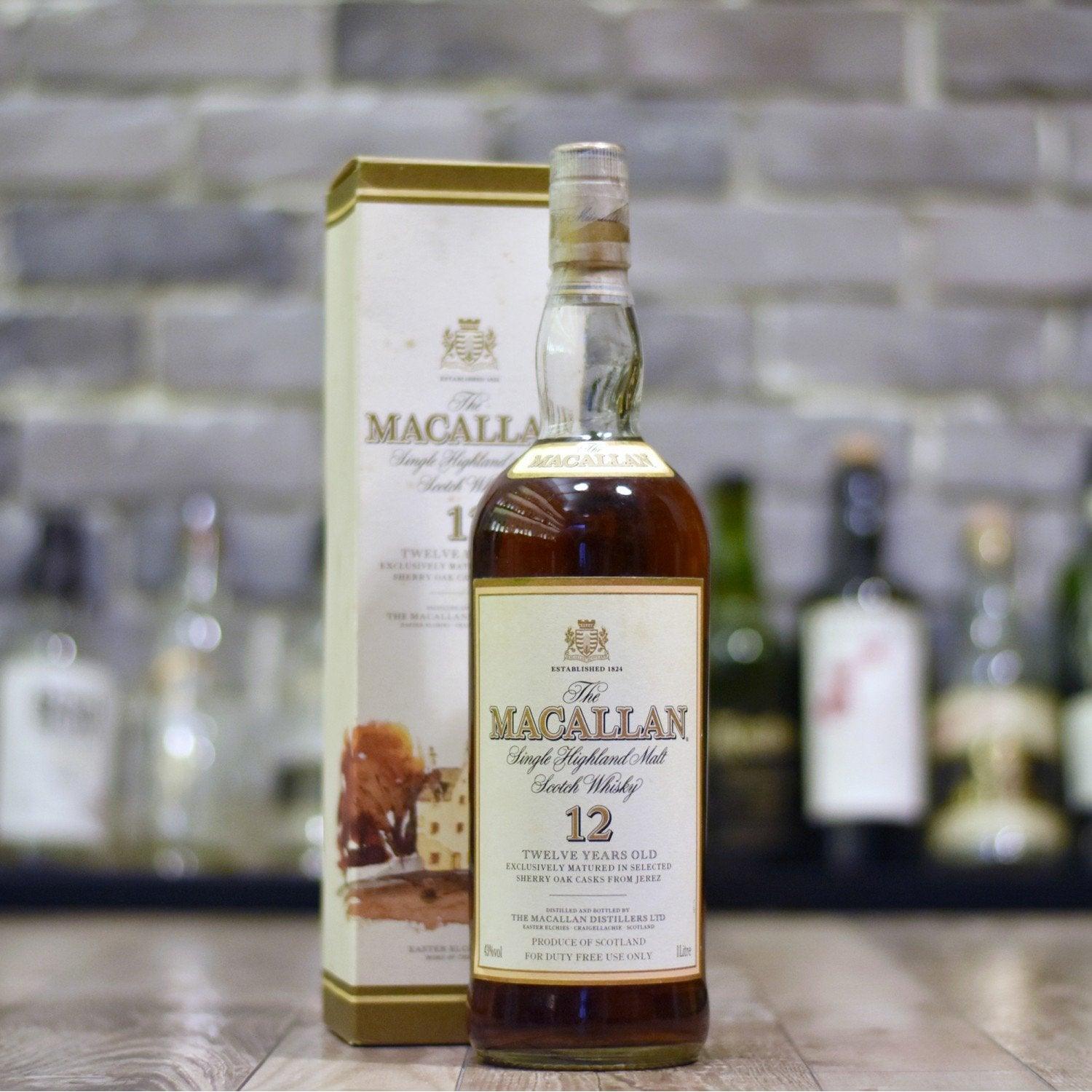Macallan 12 Year Old - Older Bottling - The Rare Malt