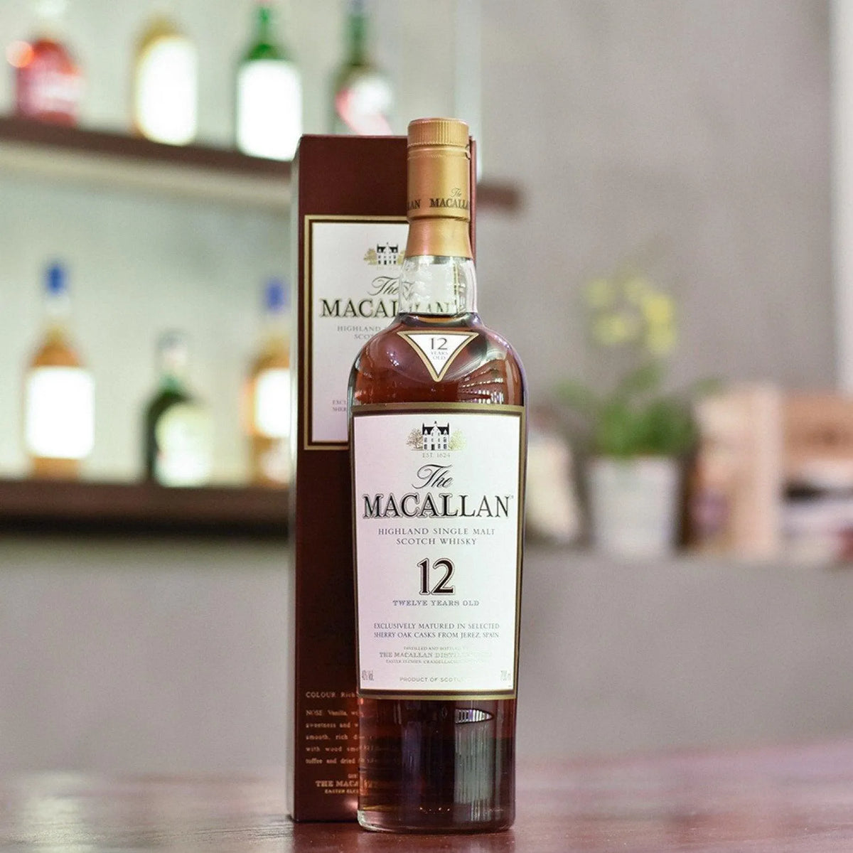 Macallan 12 Year Old Sherry Oak - Older Bottling - The Rare Malt