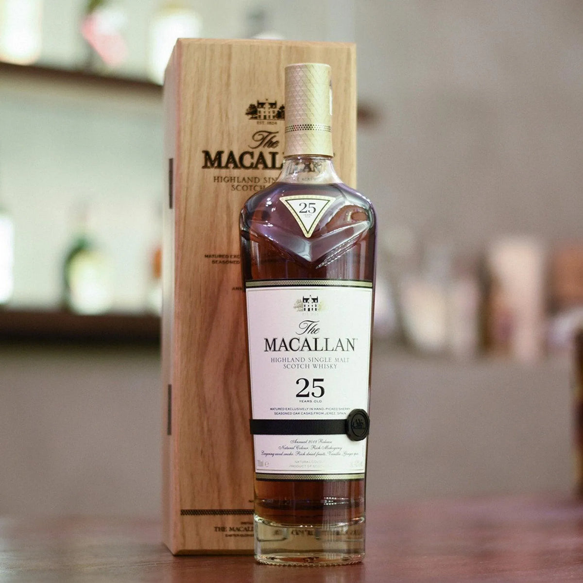 Macallan 25 Year Old Sherry Oak 2018 - The Rare Malt