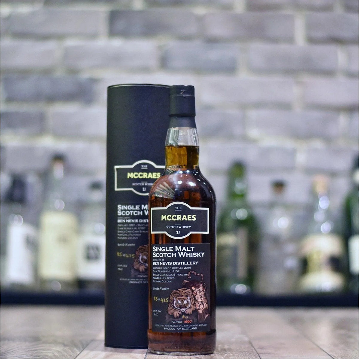 Mccraes - Ben Nevis19 Year Old 1997 Tiger's Finest Selection Cask 12157 - The Rare Malt
