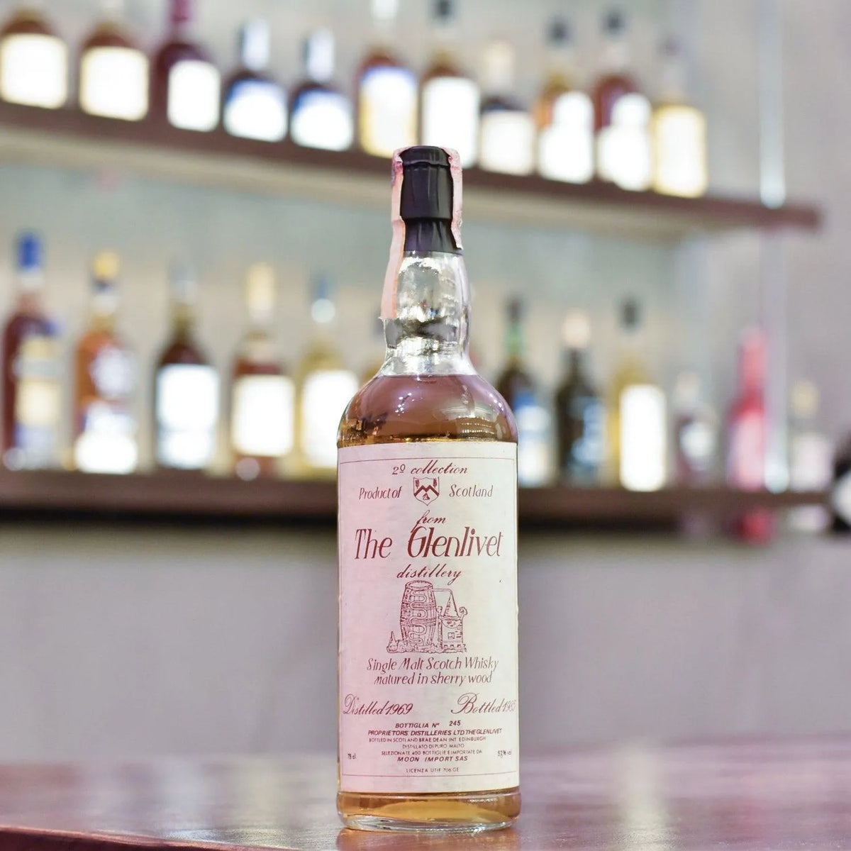 Moon Import - Glenlivet 1969-1985 2nd Collection Sherry Wood - The Rare Malt