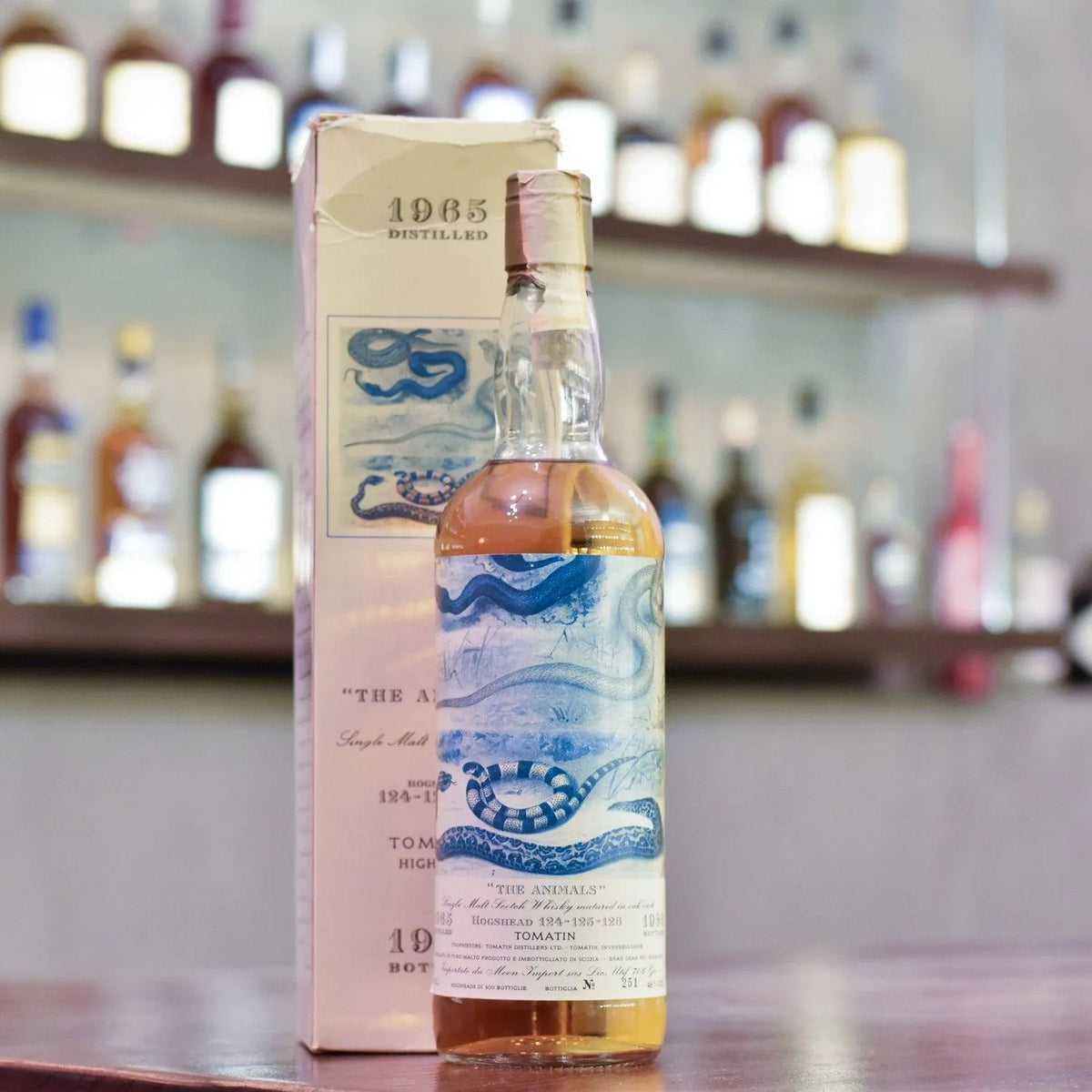 Moon Import - Tomatin 1965-1989 The Animal Cask 124-125-126 - The Rare Malt