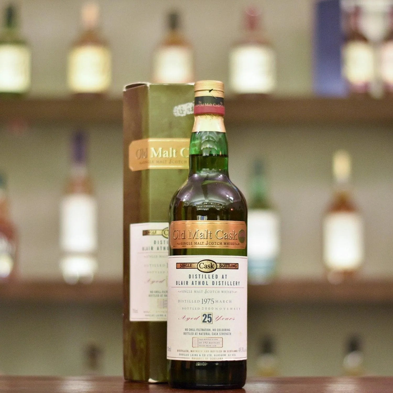 Old Malt Cask - Blair Athol 25 Year Old 1975 - The Rare Malt