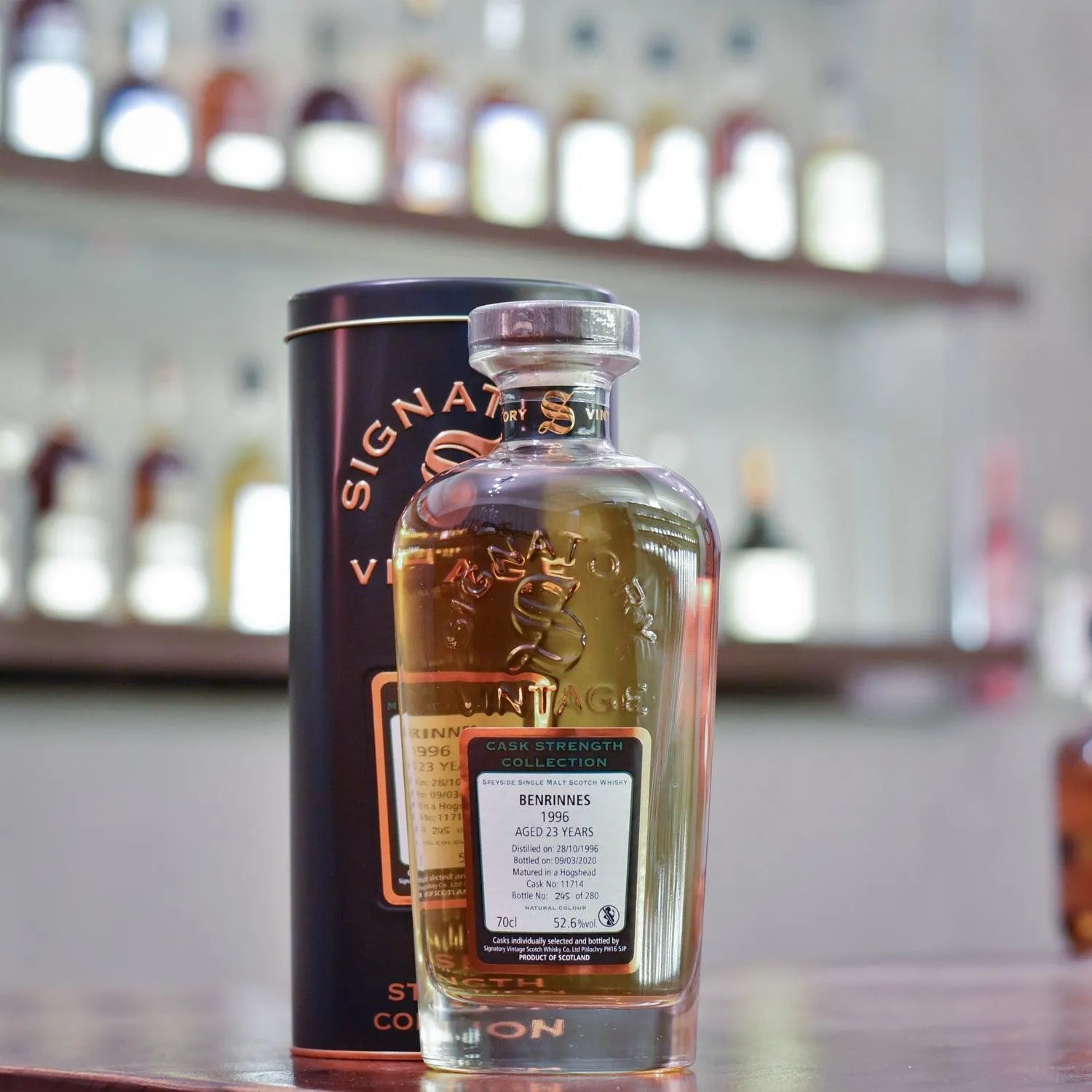 Signatory - Benrinnes 23 Year Old 1996 Cask 11714 - The Rare Malt