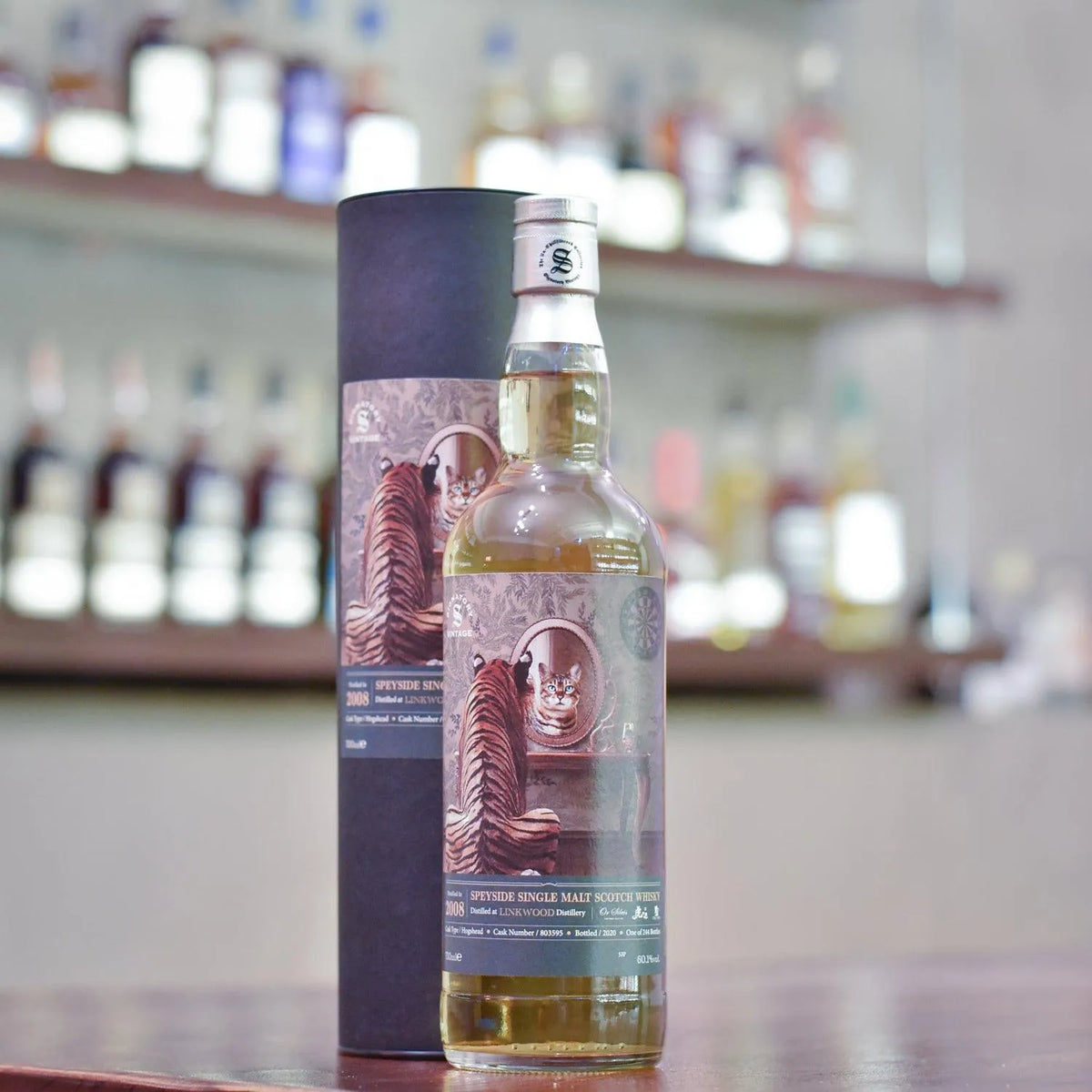 Signatory - Linkwood 12 Year Old 2008 Tiger's Finest Selection Cask 803595 - The Rare Malt