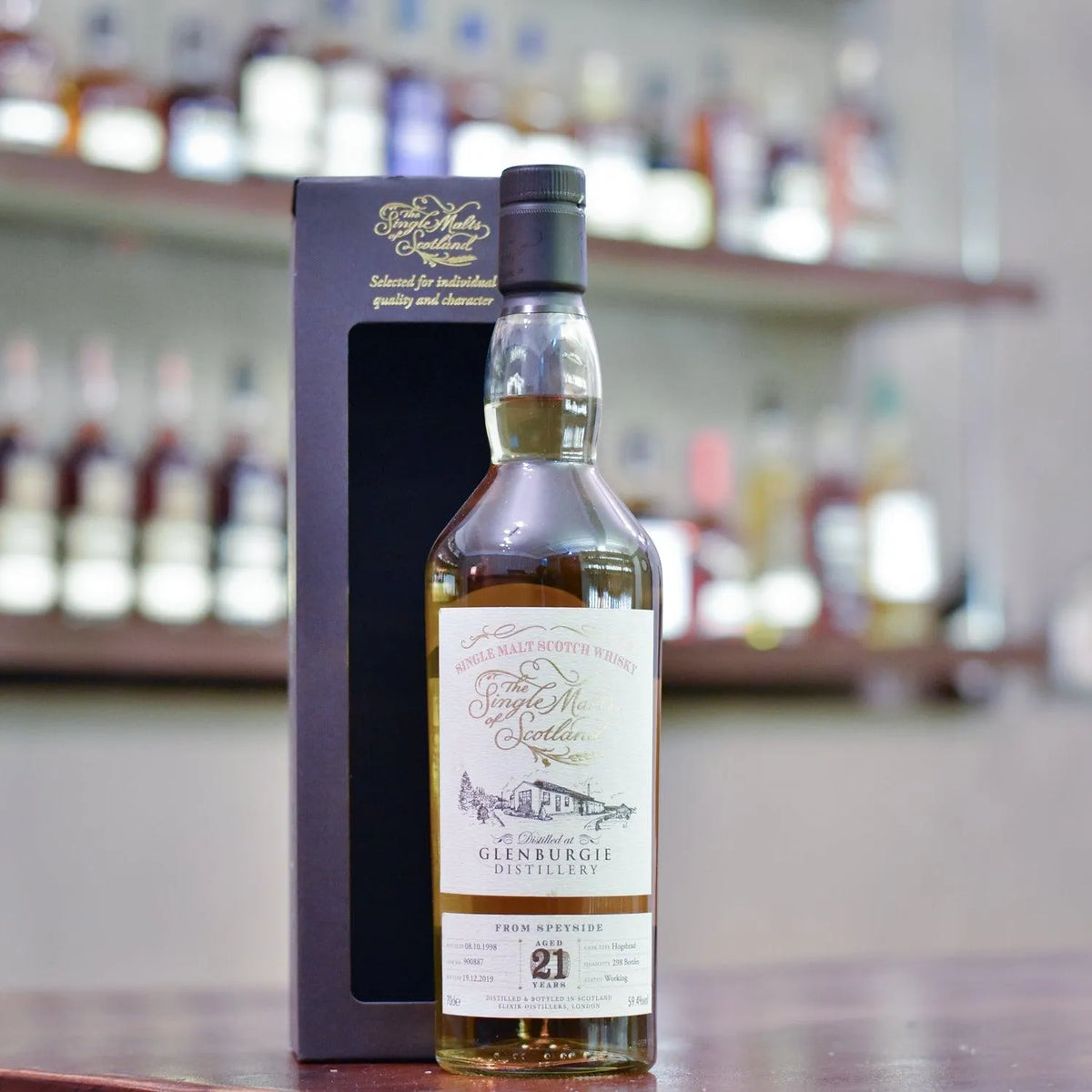 Single Malts of Scotland - Glenburgie 21 Year Old 1998 Cask 900887 - The Rare Malt