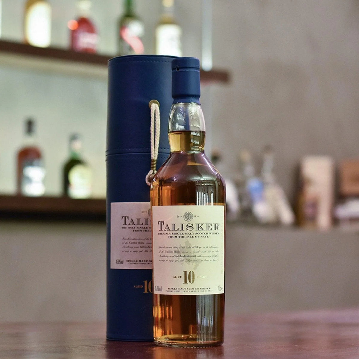 Talisker 10 Year Old - Older Bottling in Gift Tube - The Rare Malt