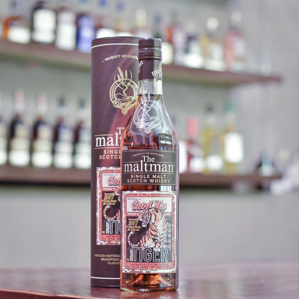 The Maltman - Caol Ila 11 Year Old 2007 Tiger's Finest Selection Cask 213 - The Rare Malt