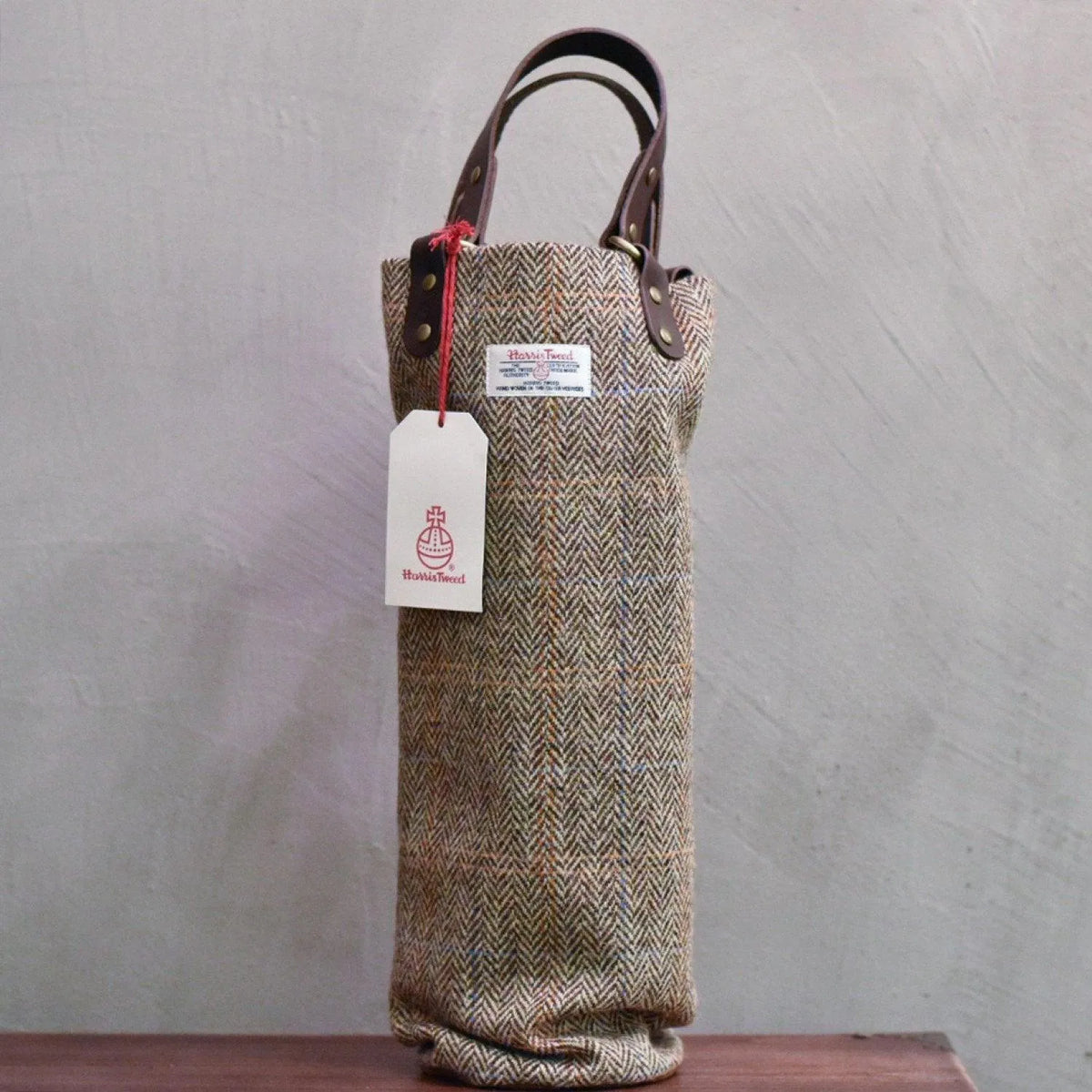 The Rare Malt - Harris Tweed & Leather Whisky Luggage (Single) - The Rare Malt