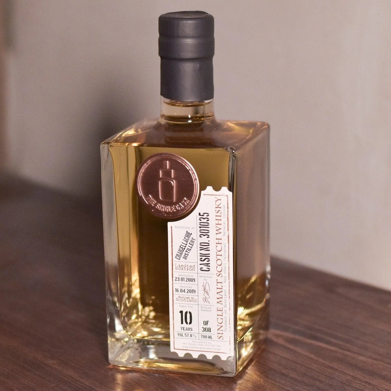 The Single Cask - Craigellachie 10 Year Old 2009 Cask 301035 - The Rare Malt